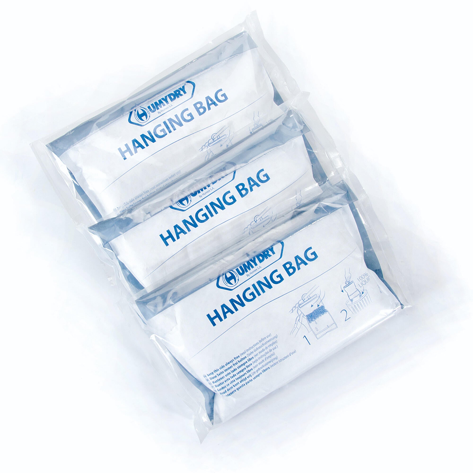 Pack 3 cabides anti-humidade 450gr neutro Humydry - 2