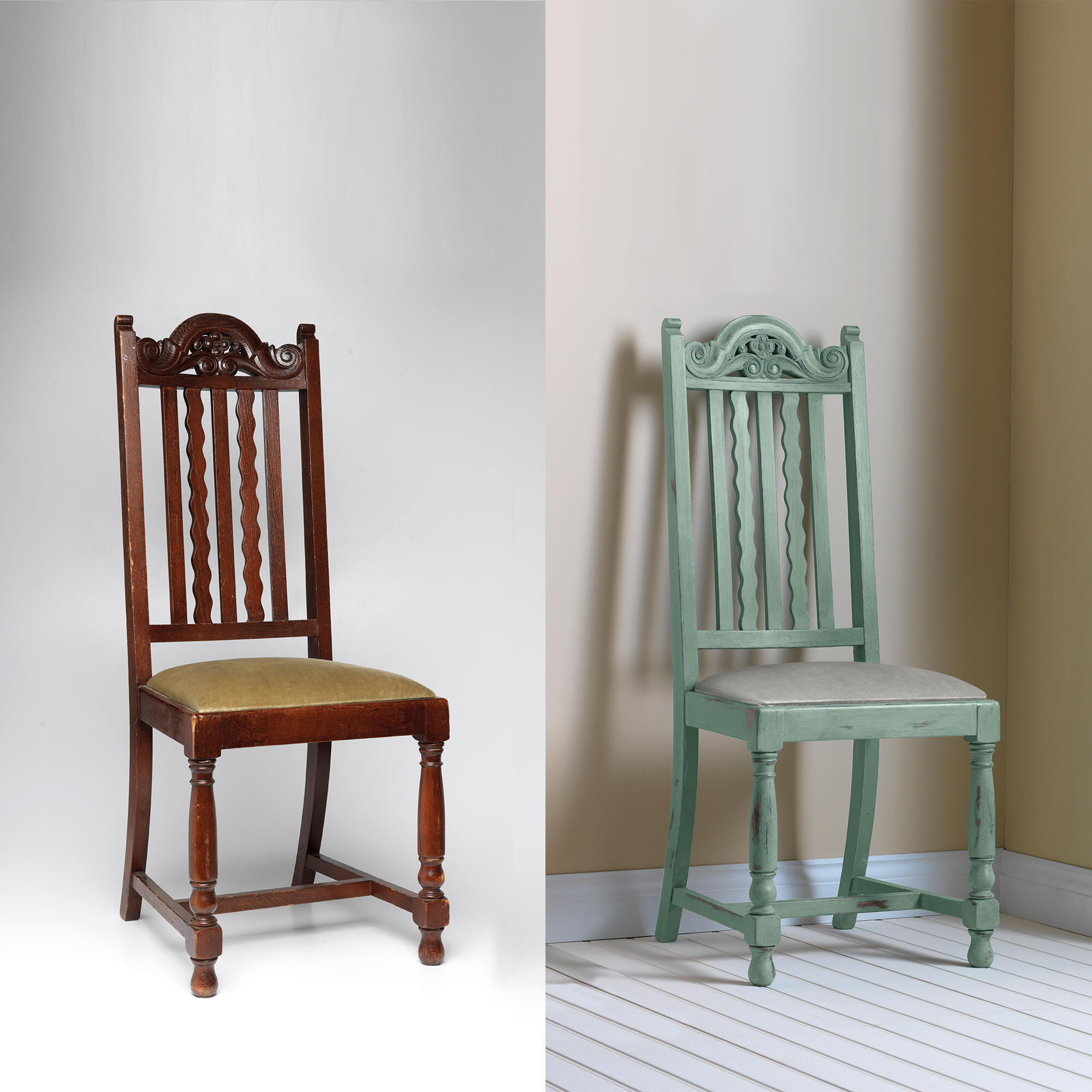 Pintura a la tiza CHALKY FINISH RUST-OLEUM 750 ml verde provenzal - 9