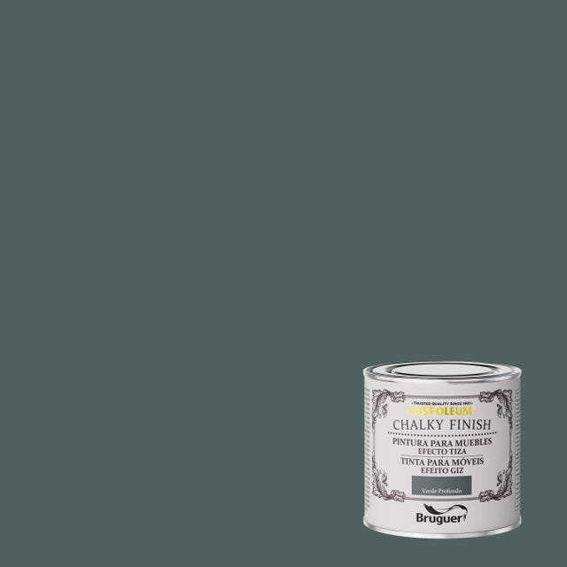 Pintura a la tiza CHALKY FINISH RUST-OLEUM 125 ml verde profundo