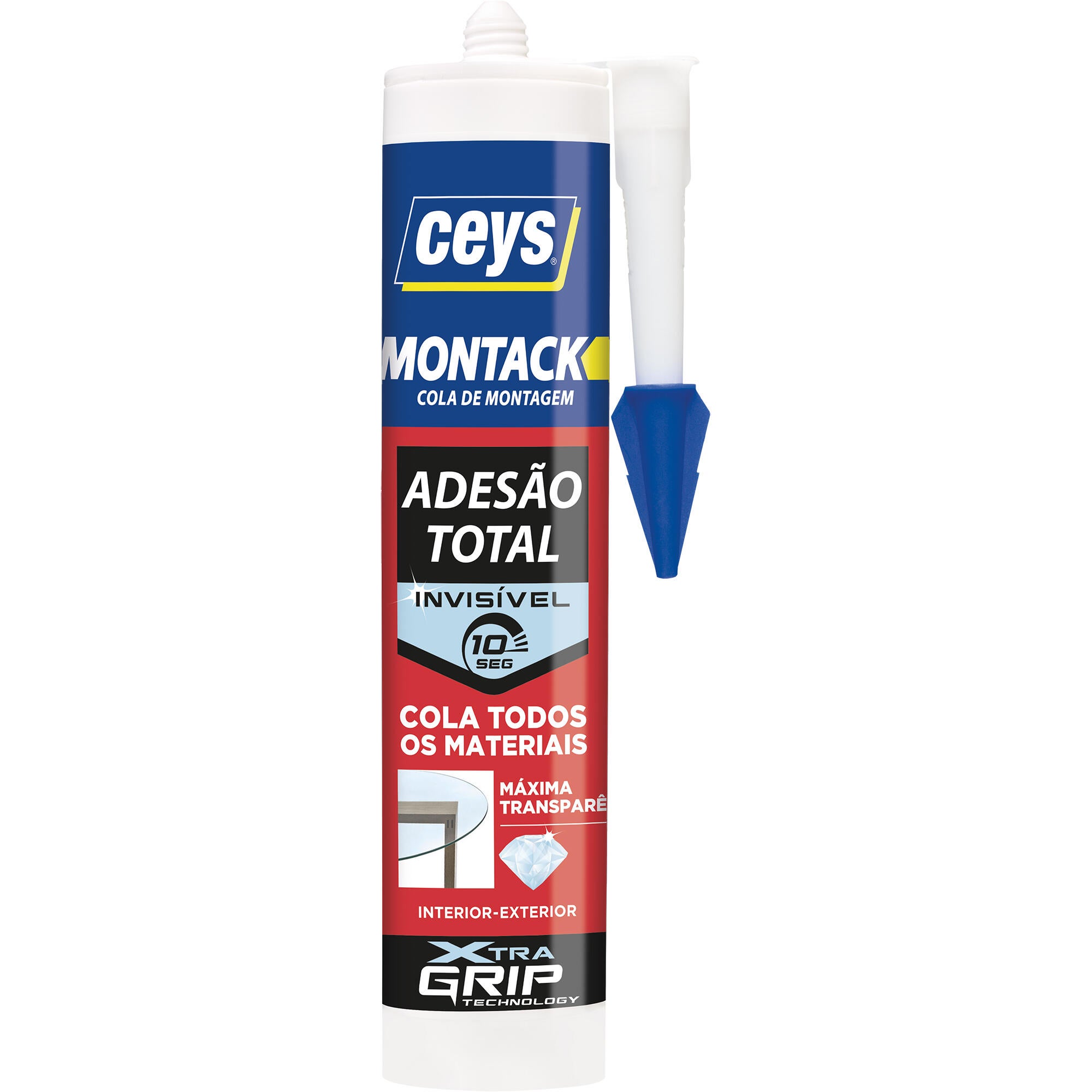 Adhesivo de montaje CEYS Montack 315 gr transparente para hormigón, cerámica, vidrio, aplicación con pistola, resiste a las torsiones, compatible con humedad. Para fijar un material a una superficie. - 2