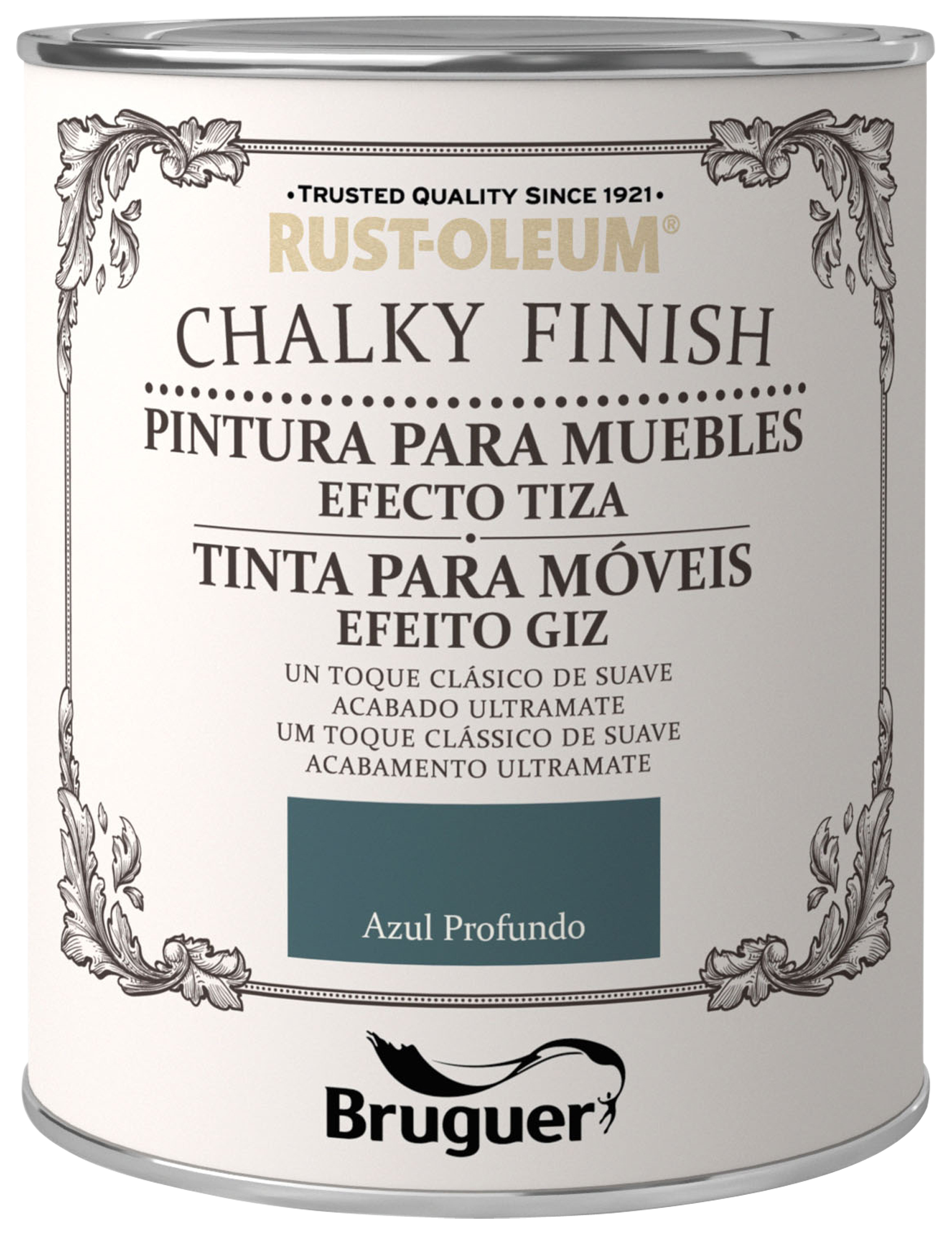 Tinta para móveis CHALKY PAINT 0.75L AZUL PROFUNDO Rust-Oleum - 2