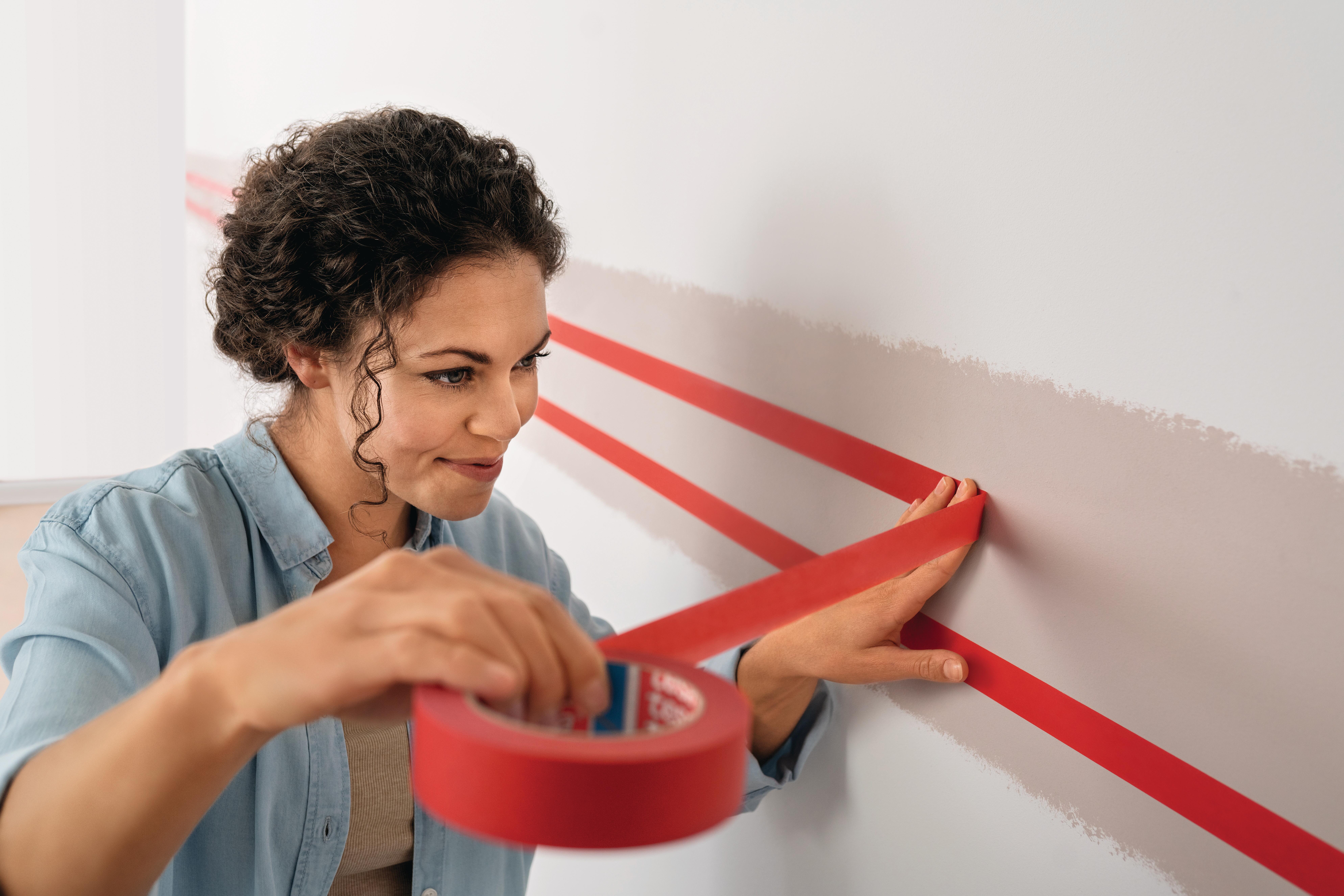 Cinta De Pintor Tesa Standard - 6 Rollos De 50 Mm X 50 M, Para Enmascarar Y Proteger En Trabajos De Pintura
