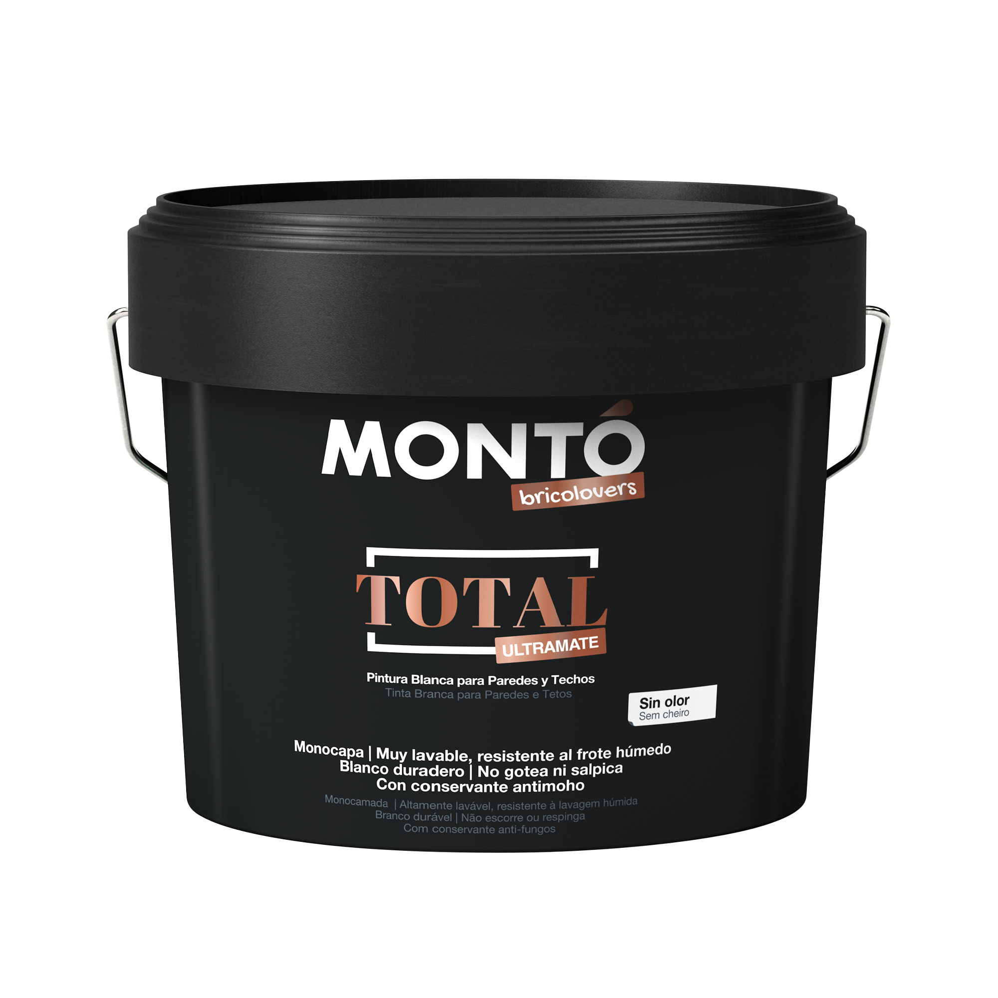Pintura interior mate total montó 10l blanco