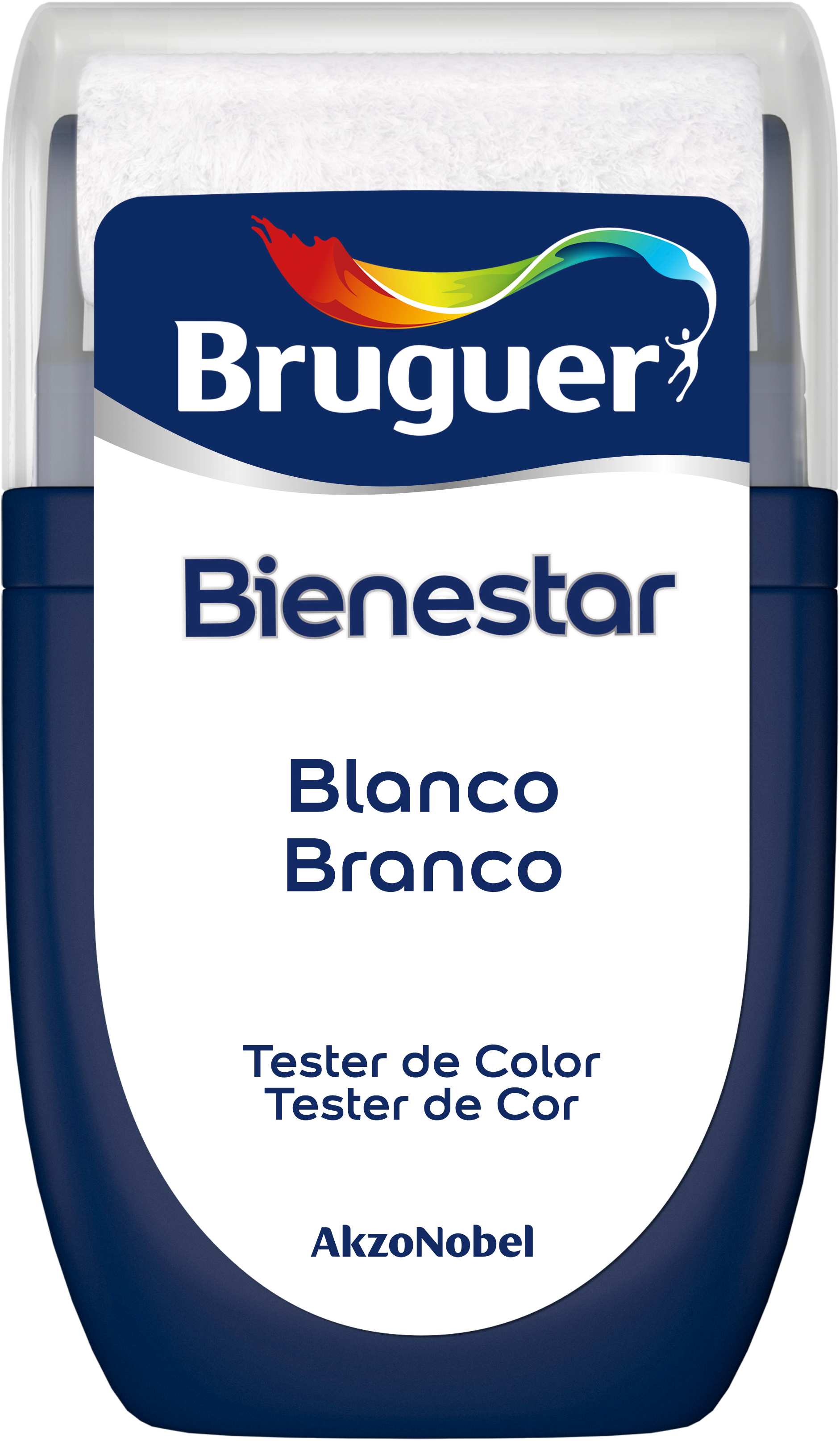 Tester de pintura Bienestar BRUGUER mate 30 ml blanco - 2