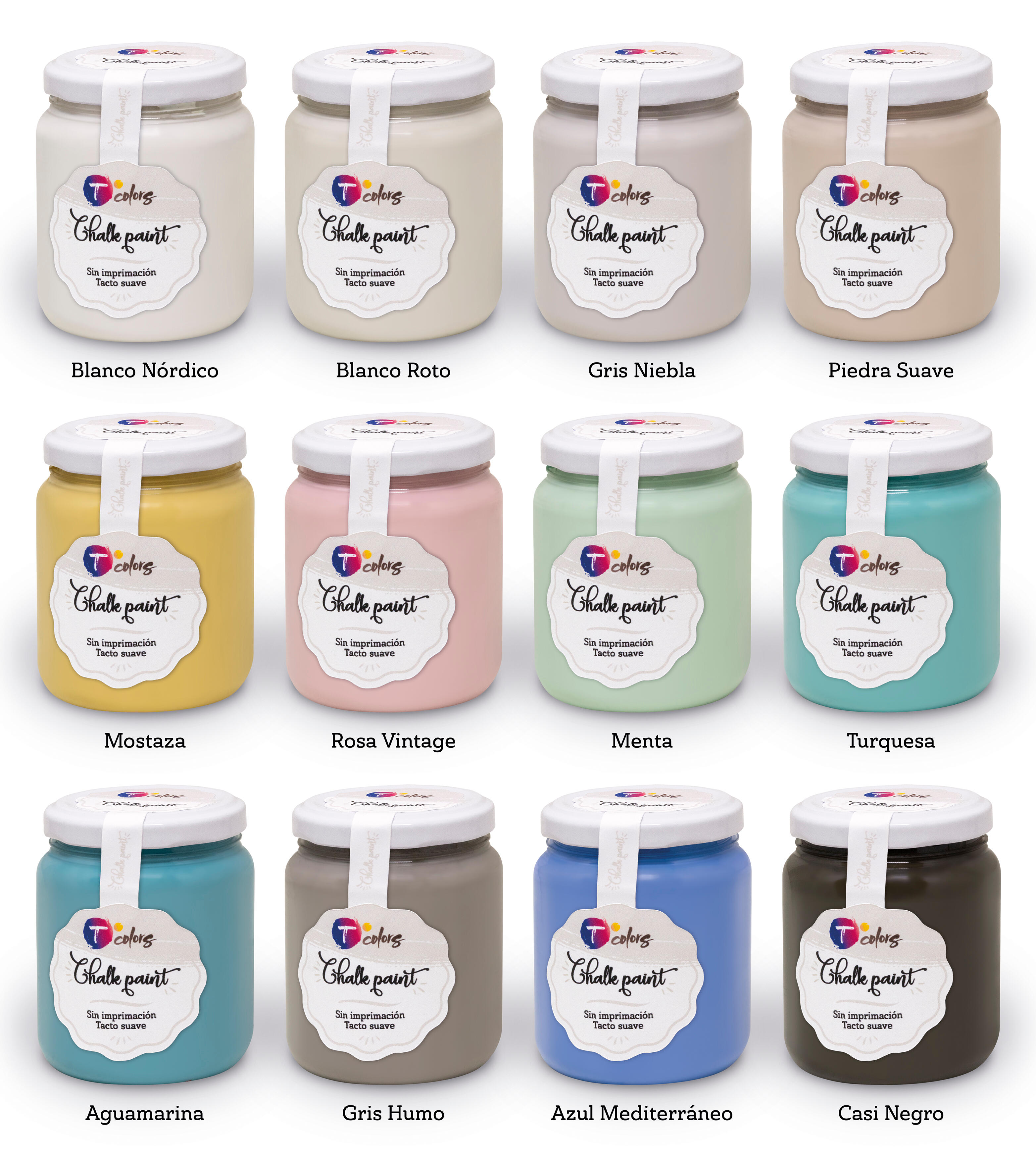 Set acrílico TCOLORS 6x40ml - 2