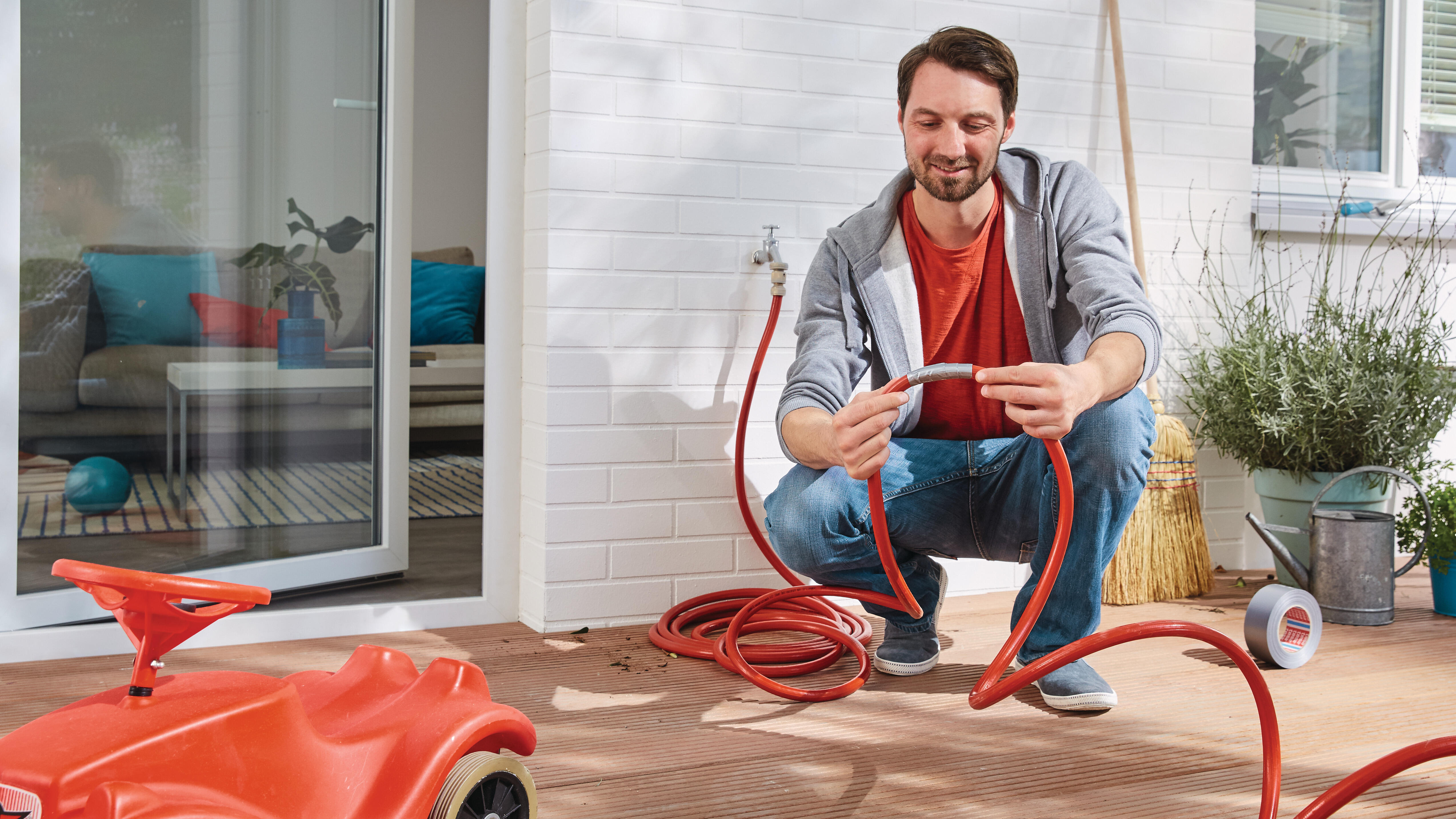 Fita de reparação 5x50 mm ExtraPower universal preto Tesa - 10