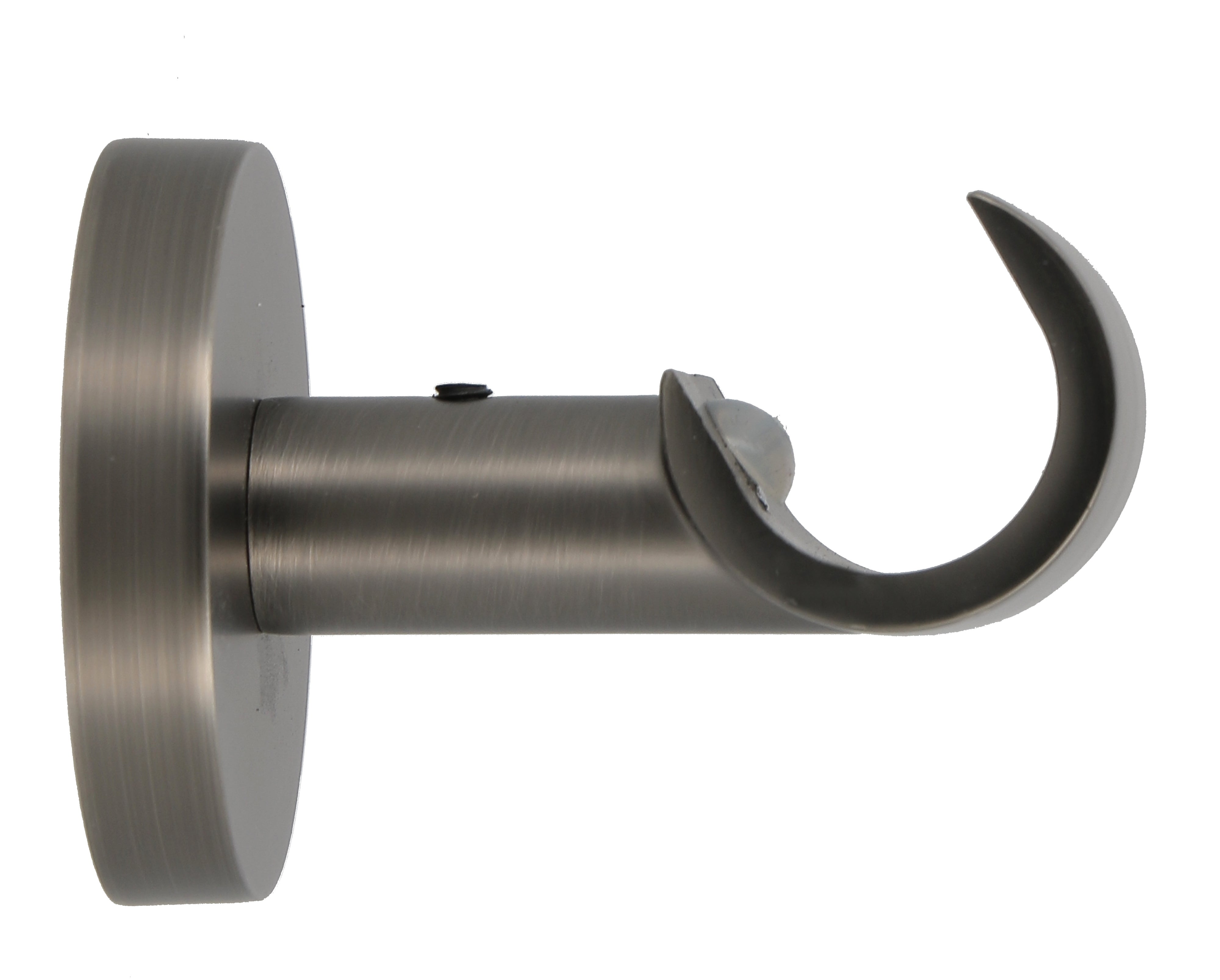 2 soportes a techo para barra diámetro 20 mm design mobois acero gris gun metal fijo 5 cm