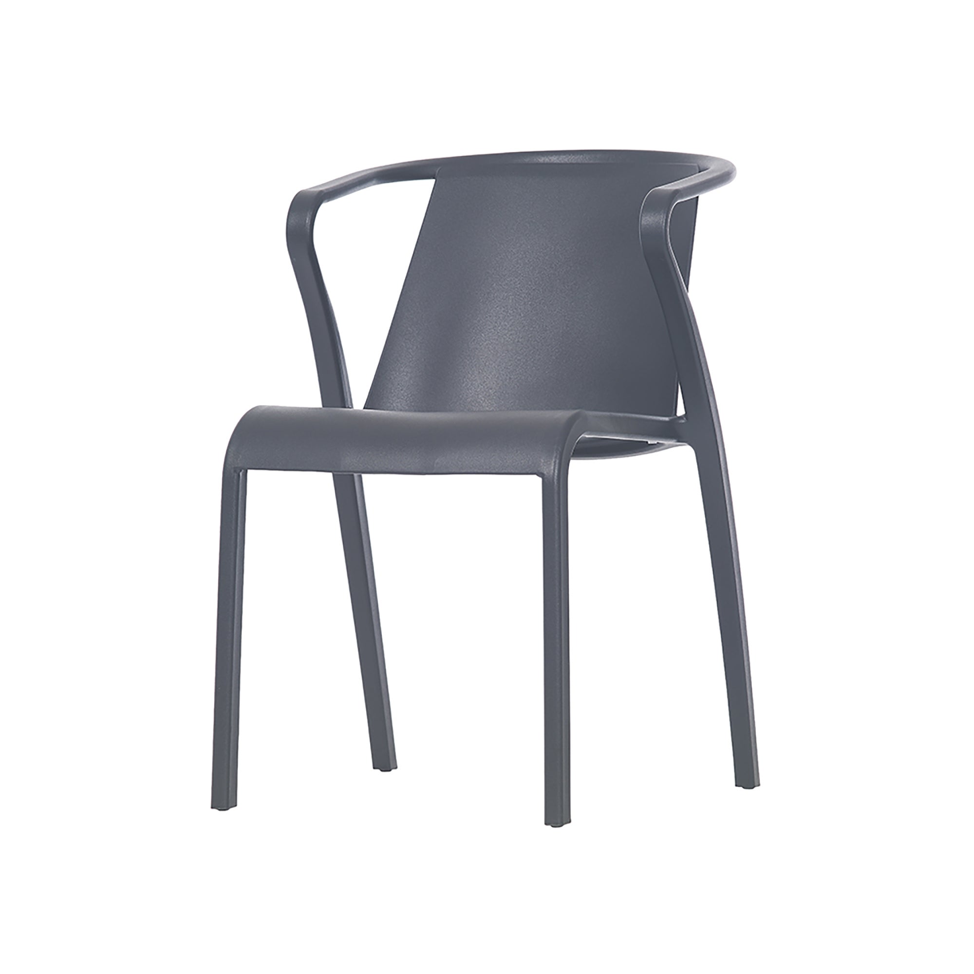 Silla de exterior de polipropileno fado antracita