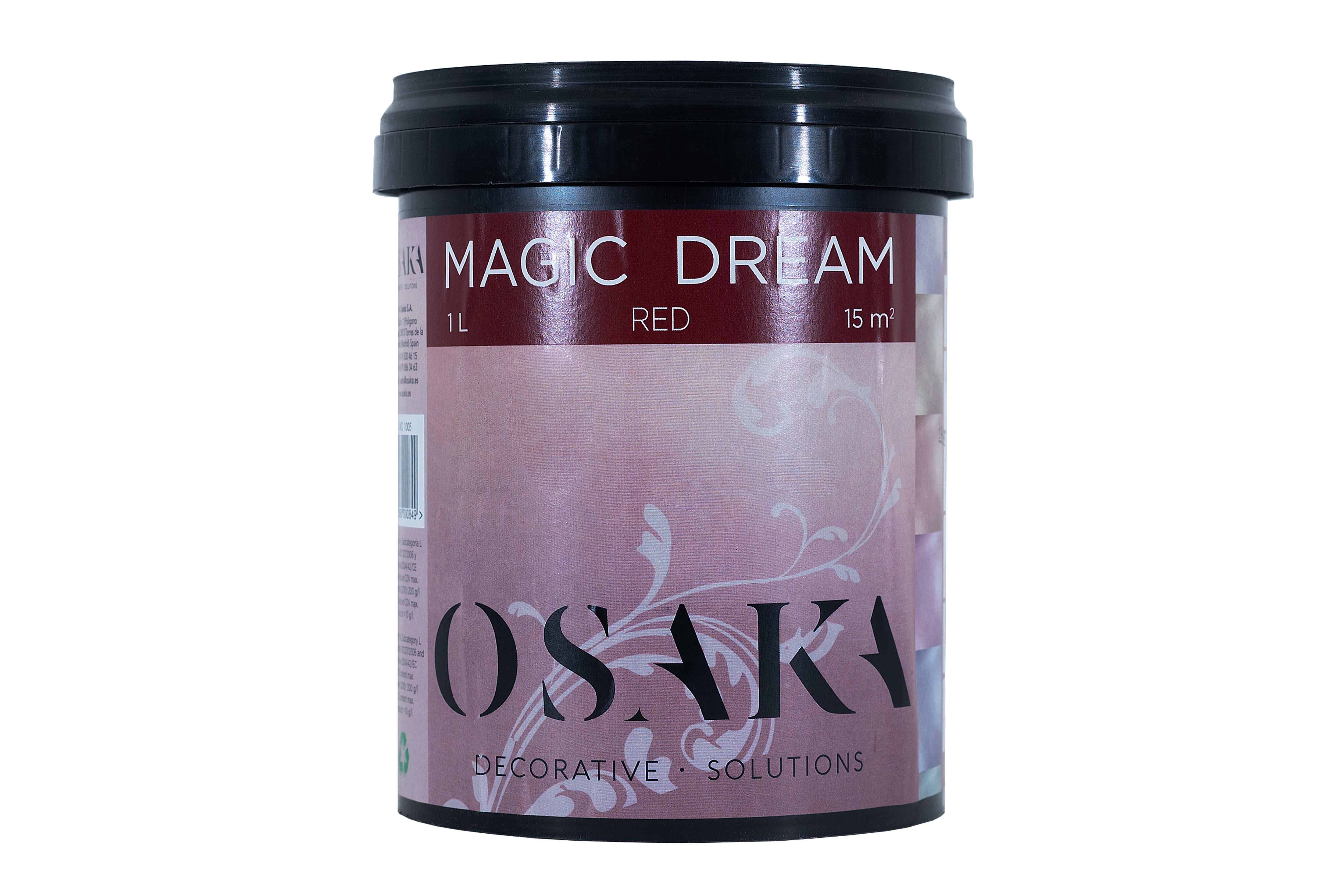 Pintura decorativa con efectos magic dream osaka 1l red