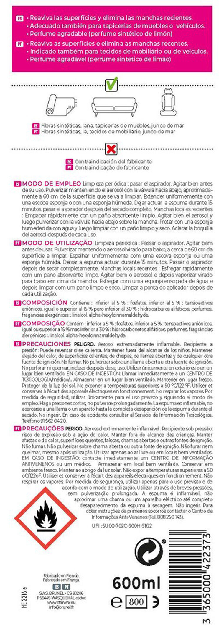 Limpiador Express STARWAX de 0.6L - 3