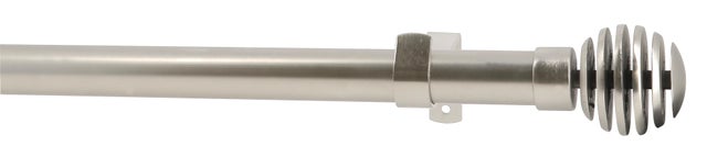 Kit varões extensível 200cm D25mm aço cinza Mobois