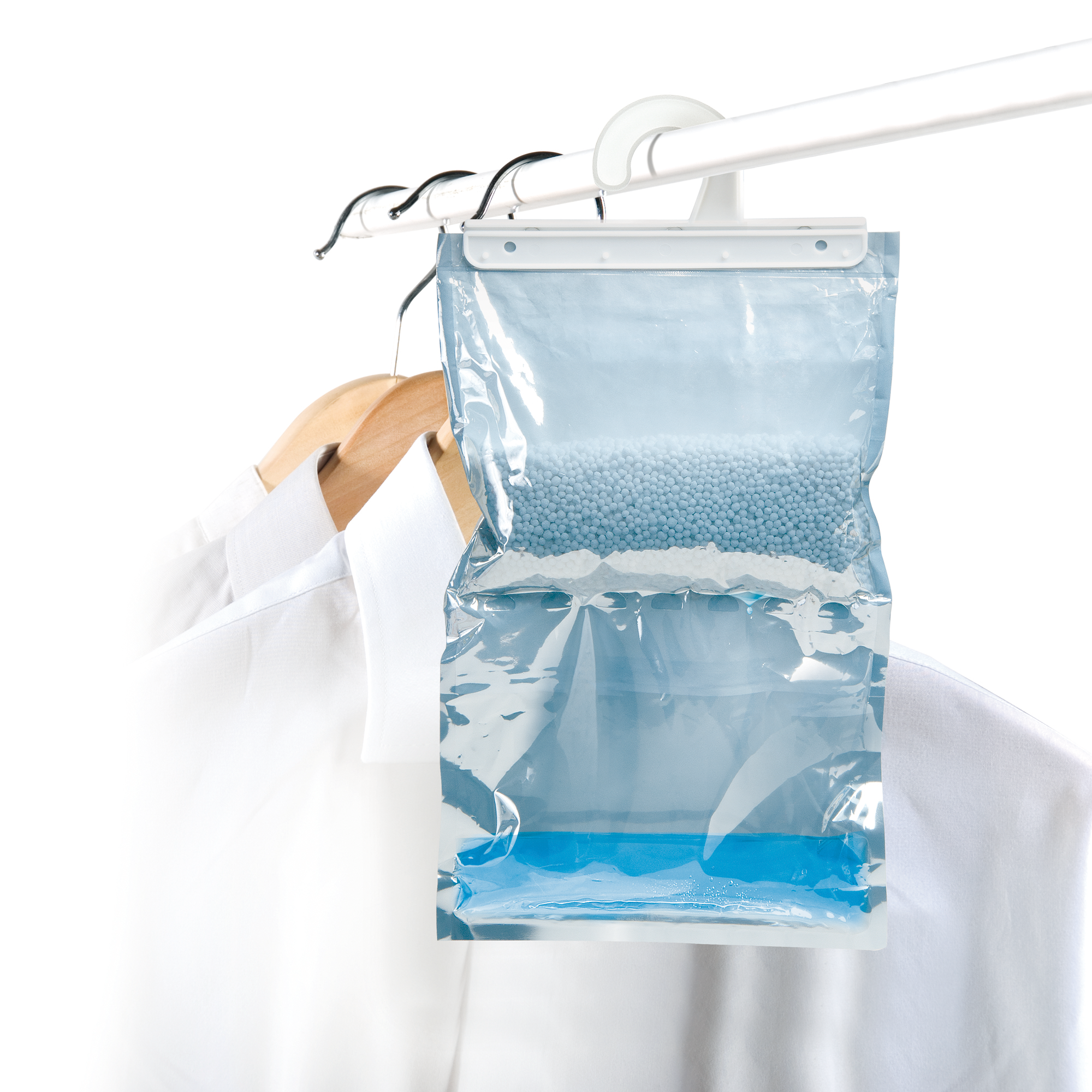 Pack 3 cabides anti-humidade 450gr neutro Humydry - 4