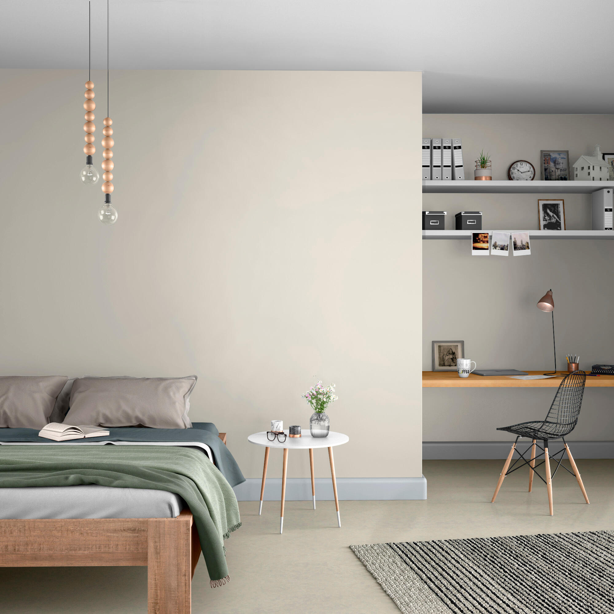 Pintura de interior Salud Activa CPP color blanco roto mate 4L para paredes y techos - 4