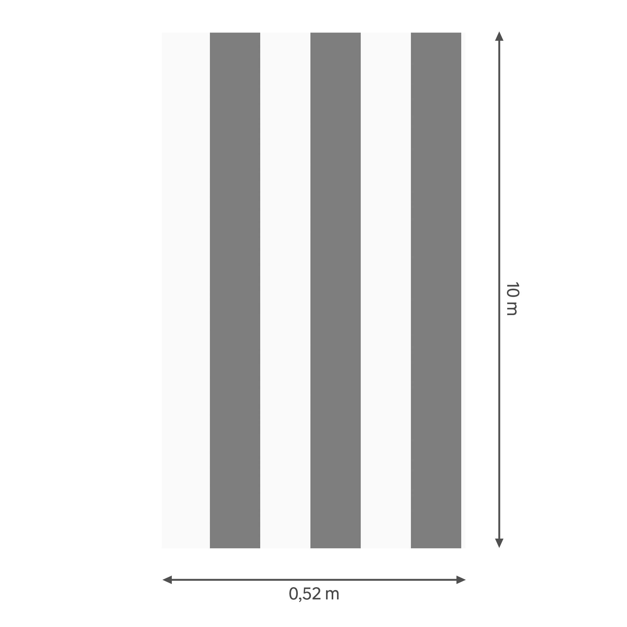 Papel pintado raya 2342 gris
