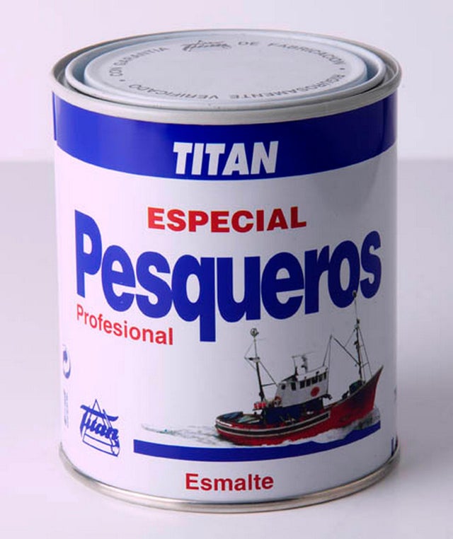 Esmalte para barcos pesqueiros 0,75ML brilho azul Titan