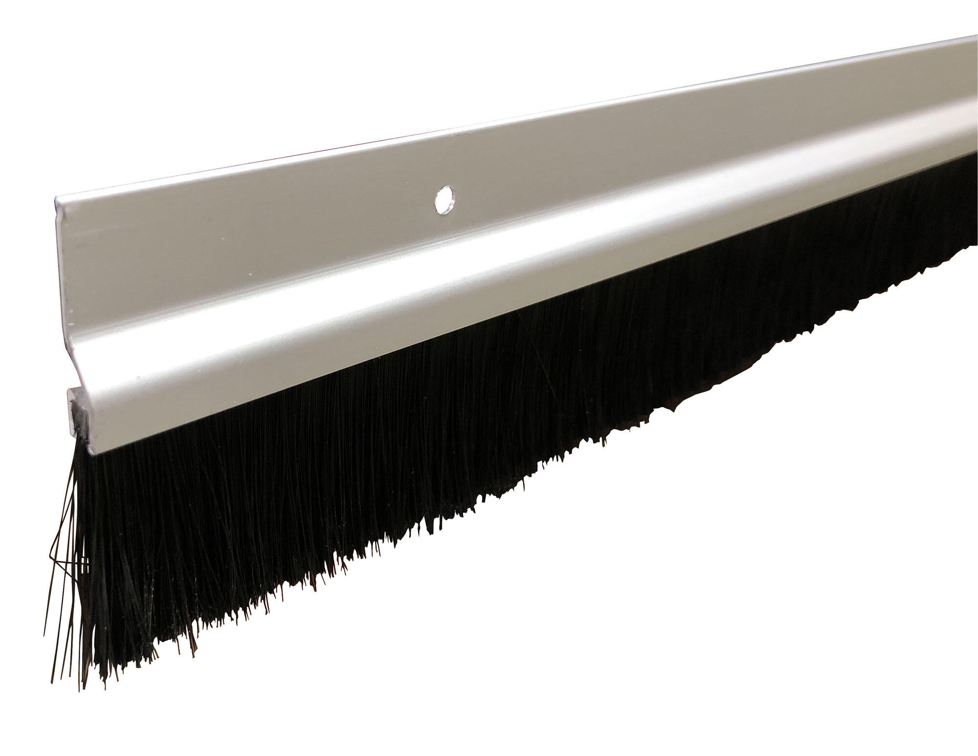 Burlete de puerta de garaje AXTON alu en color gris, 30 mm de espesor x 6 cm de altura x 250 cm de longitud. Perfil junta plano. Recortable. Tipo de instalación atornillar. - 2