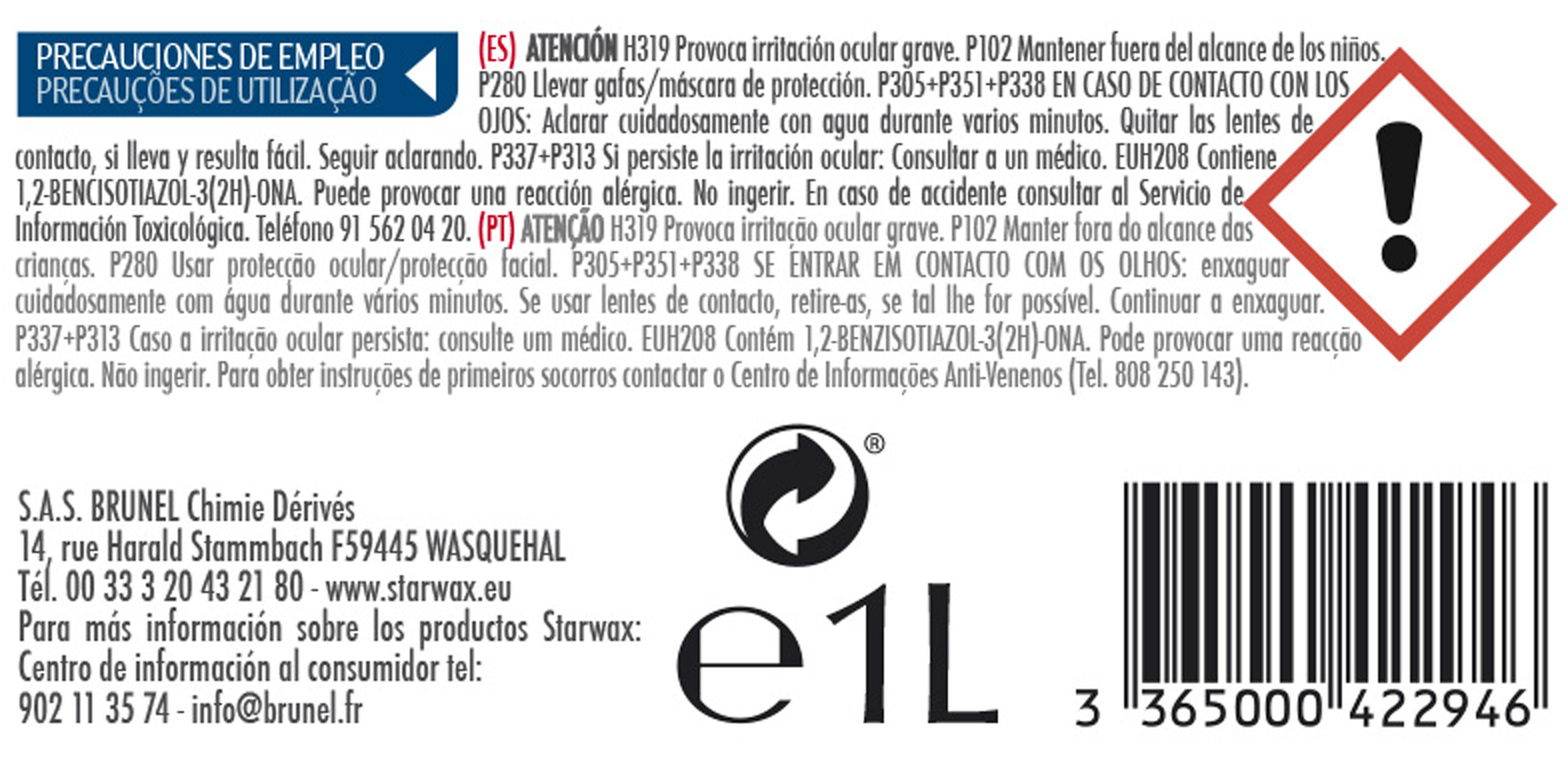 Sabão negro com óleo de linhaça cerâmica 1 L Starwax - 4