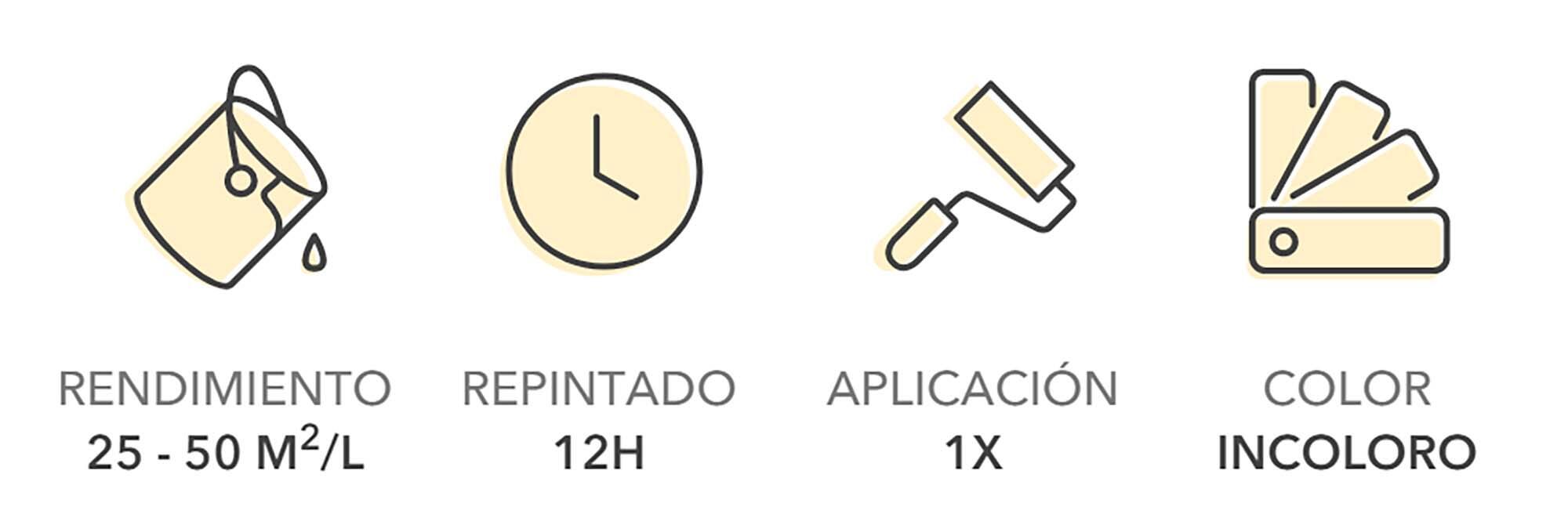 Fondo fijador al agua VALENTINE 5L incoloro - 4