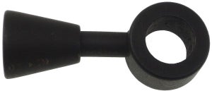 2 Staffe Per Tende Da Soffitto Nero - Supporto Per Asta Da 23mm A 33mm - Foto 5