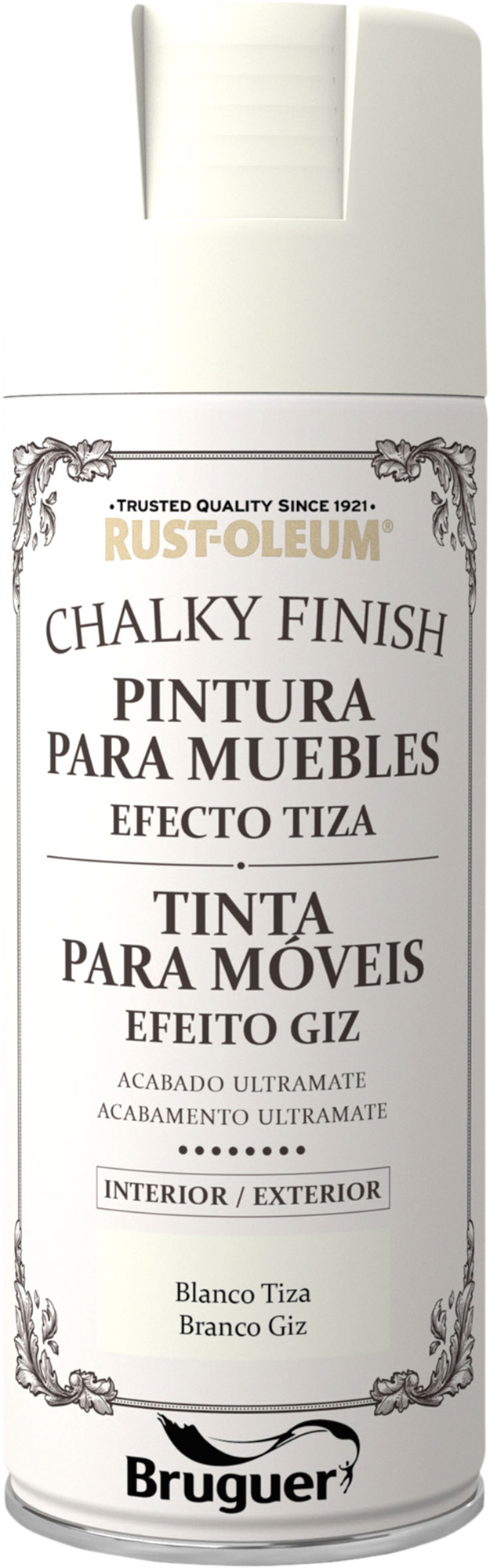 Pintura para mueble Chalky en spray RUST-OLEUM en color blanco 400 ml - 2