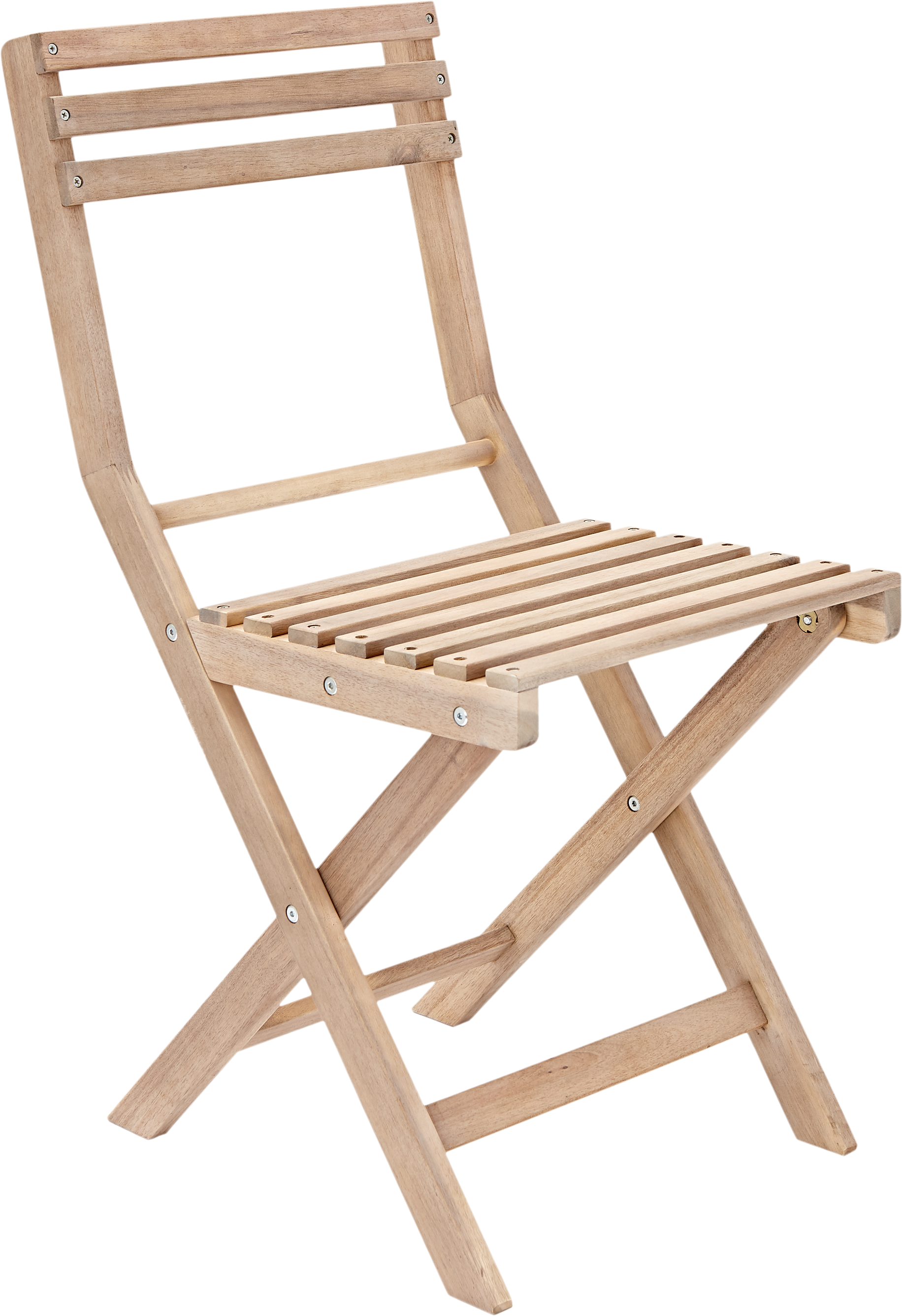 Set tavolo e sedie Solis NATERIAL in acacia beige per 2 persone - 9