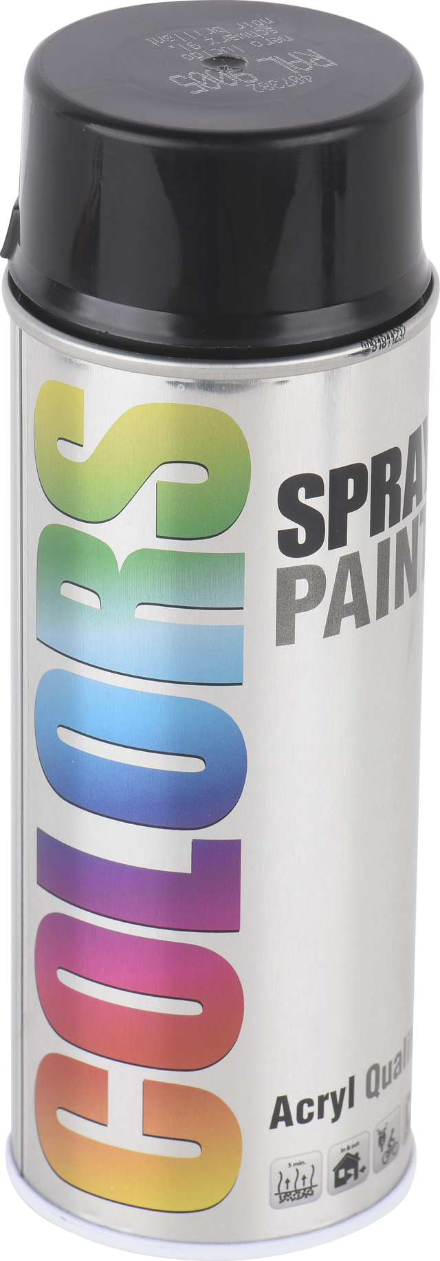 Spray decorativo Dupli-color brilhante 400ml preto Ral 9005