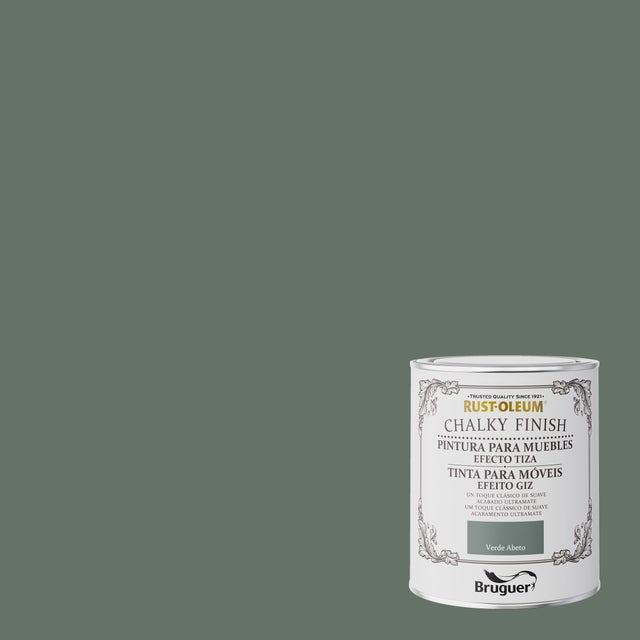 Pintura a la tiza CHALKY FINISH RUST-OLEUM 750 ml verde abeto