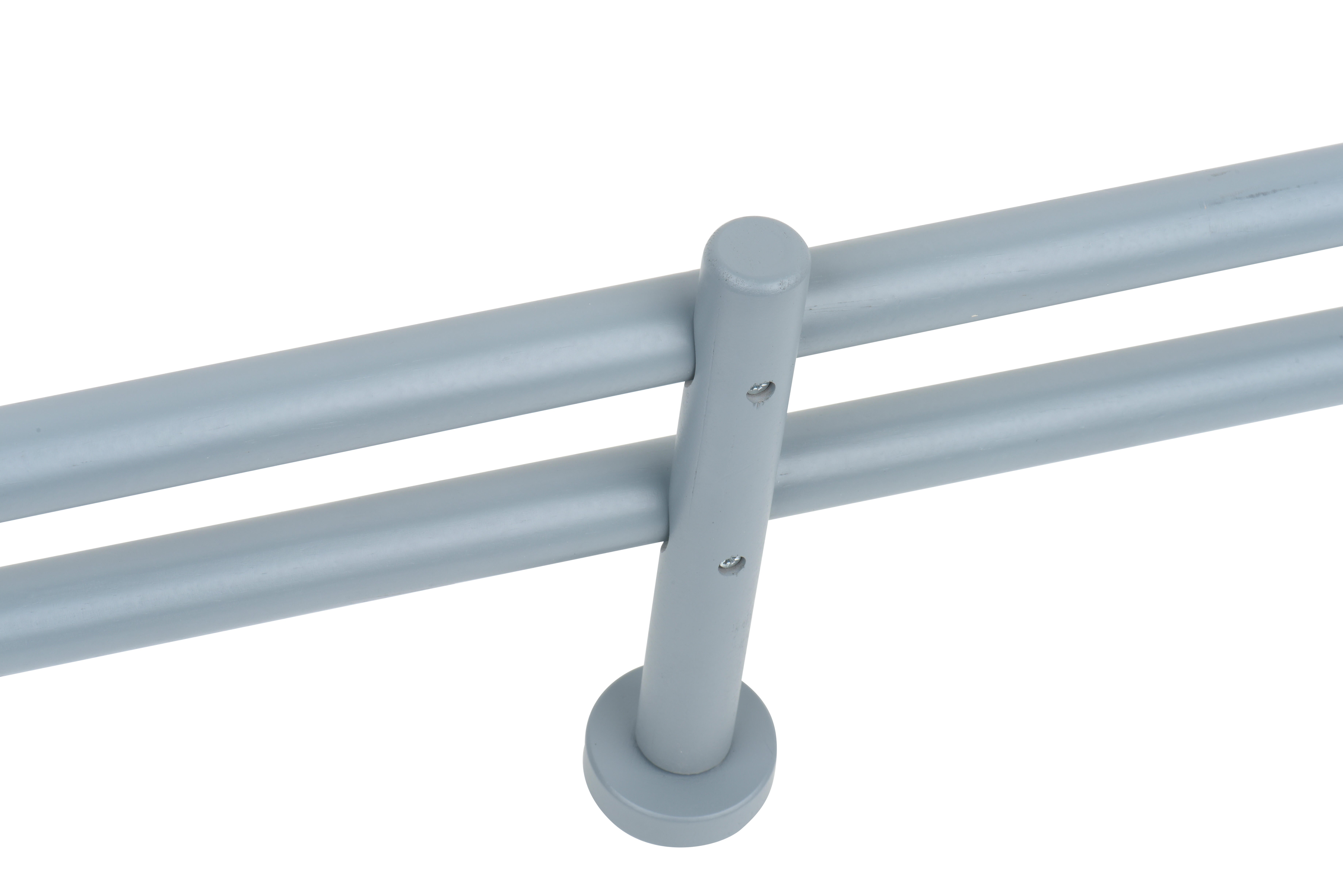 Suporte de fixação e perfuração 20 mm cinzento - 2