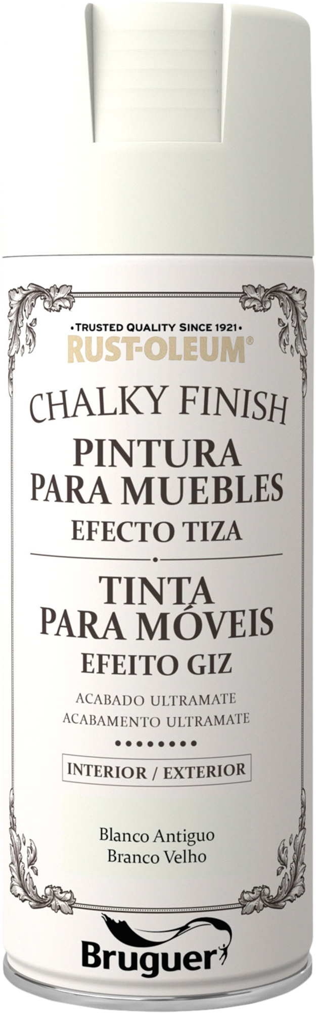 Pintura a la tiza spray CHALKY FINISH RUST-OLEUM 400 ml blanco antiguo - 2