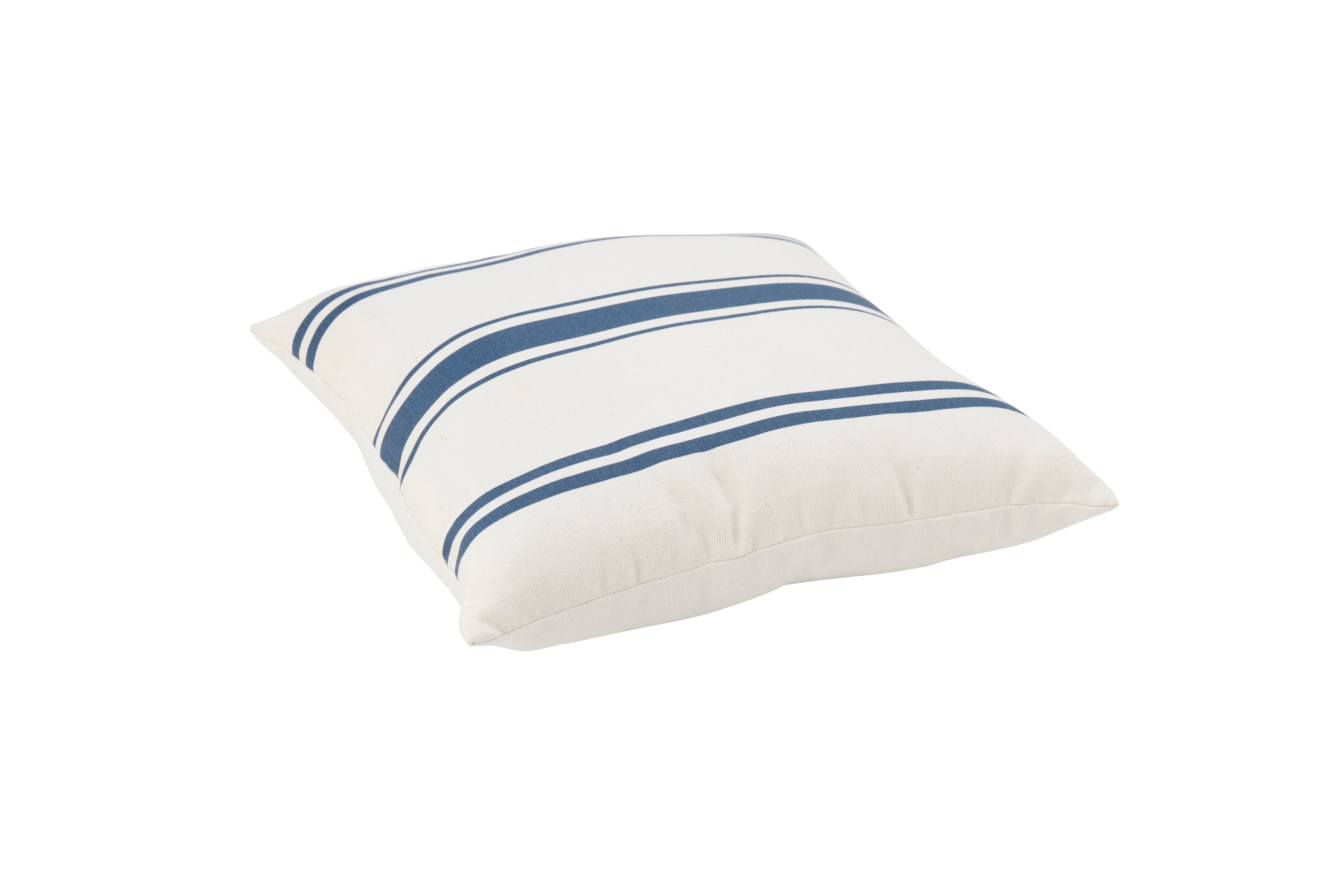 Almofada decorativa 45X45CM RISCAS AZUL - 4