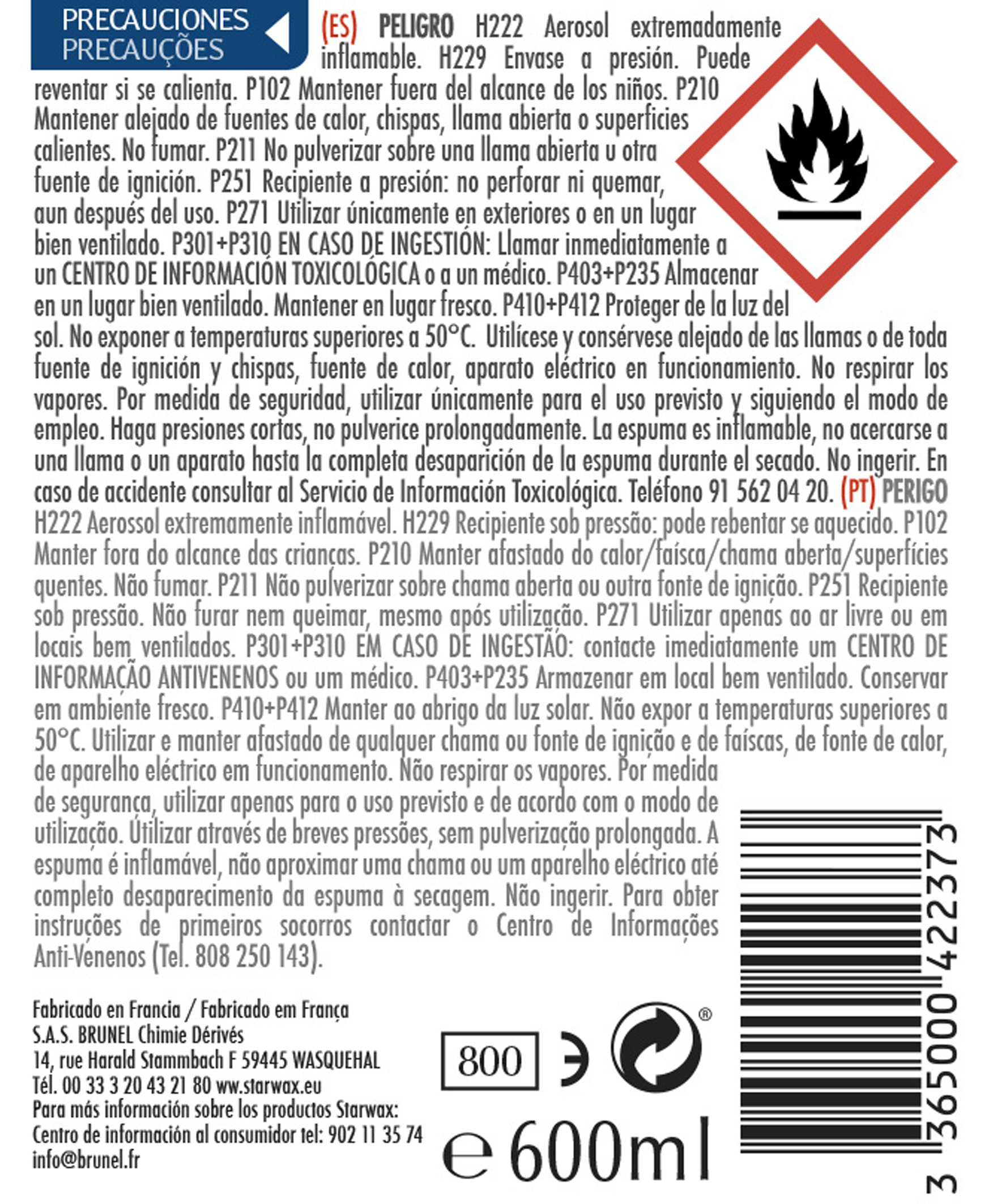 Limpiador Express STARWAX de 0.6L - 2