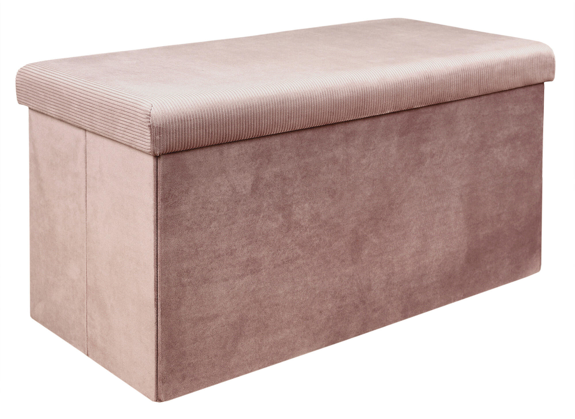 Baúl pie de cama color rosa de 77x38x38 cm (anchoxaltoxfondo)
