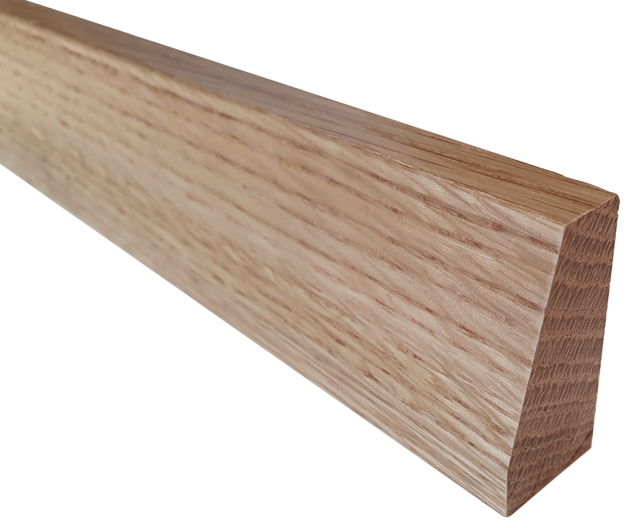 Burlete de madera roble para puerta 4,5x100 cm