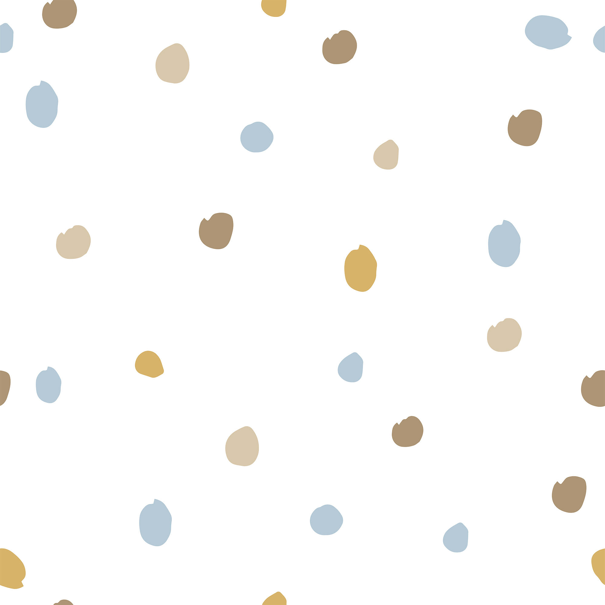 Papel pintado TNT adhesivo Infantil Confetti multicolor  MOTIF 129cmx2.6m lavable apto para cocinas o baños - 2