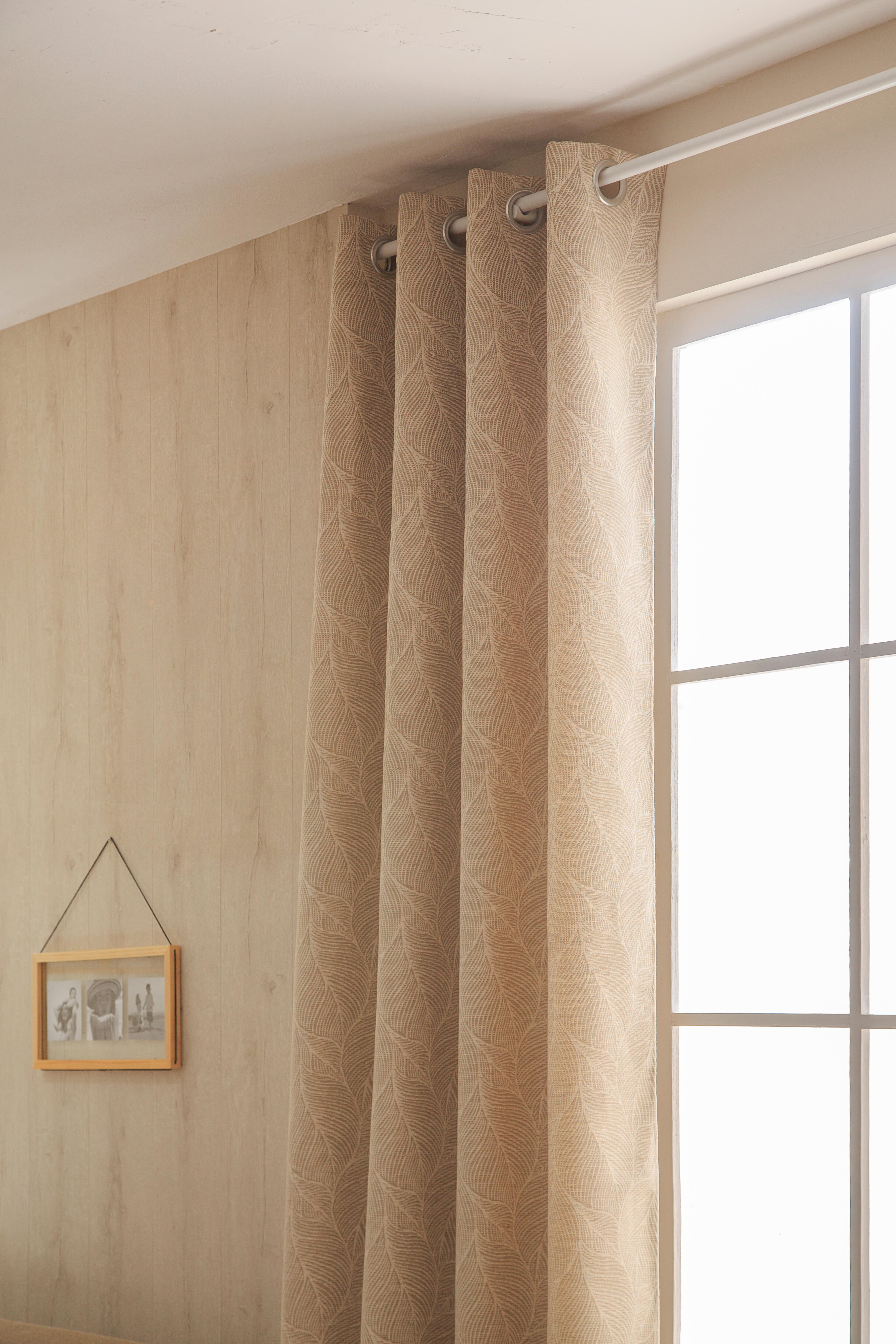 2 terminais para varão de cortina D20mm alumínio easyfix Inspire branco - 7