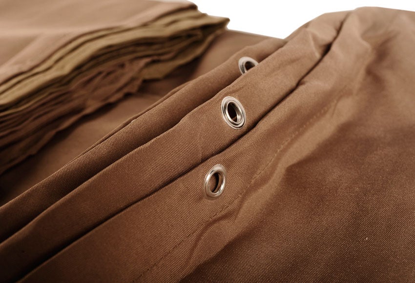 Cortina de poliéster marrón 300x400cm - 3