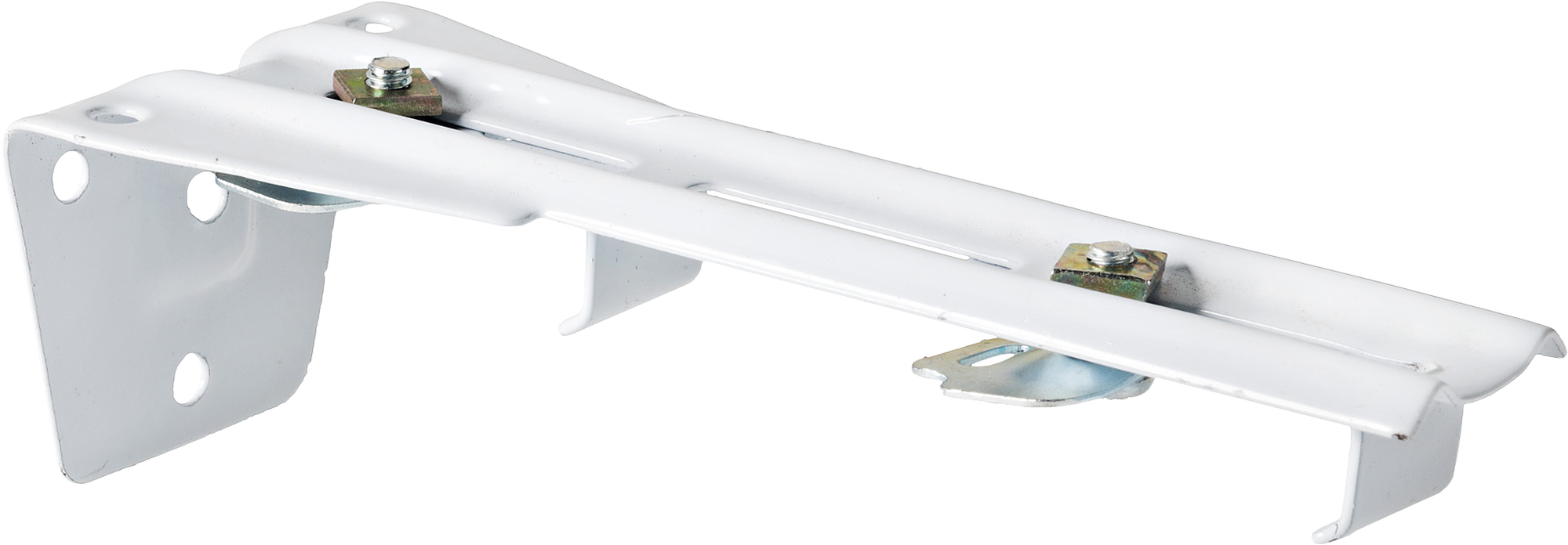 Soporte central blanco para doble riel a cordón Leroy Merlin