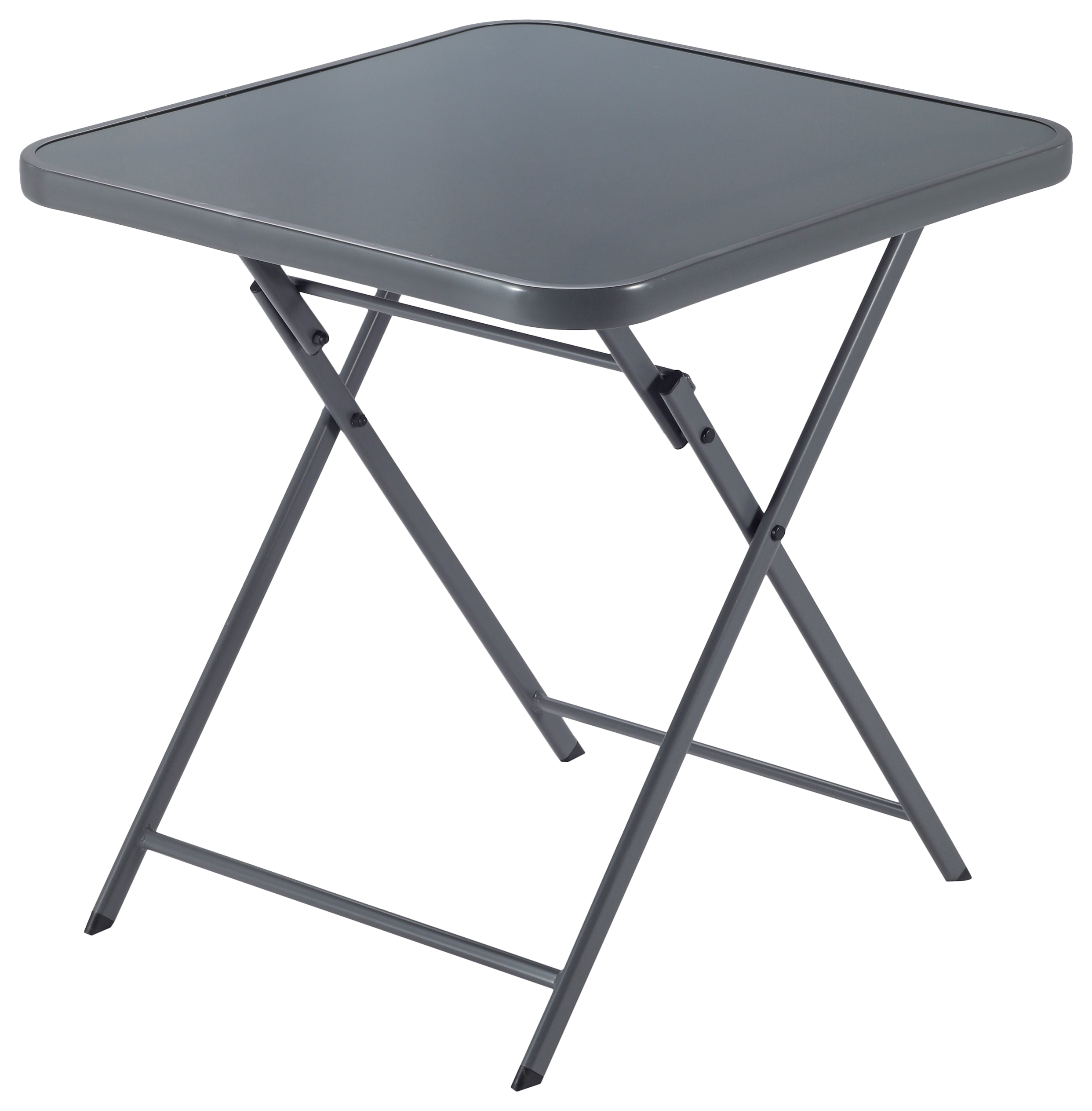 Mesa de metal NATERIAL PLEG EMYS 70X70CM ANTRACITE - 26
