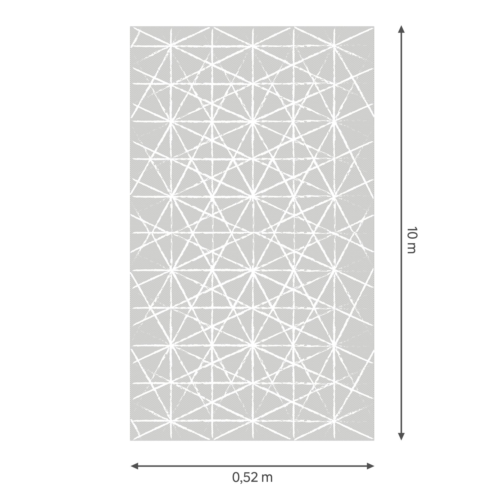 Papel pintado vinilo geometrico 5078 gris