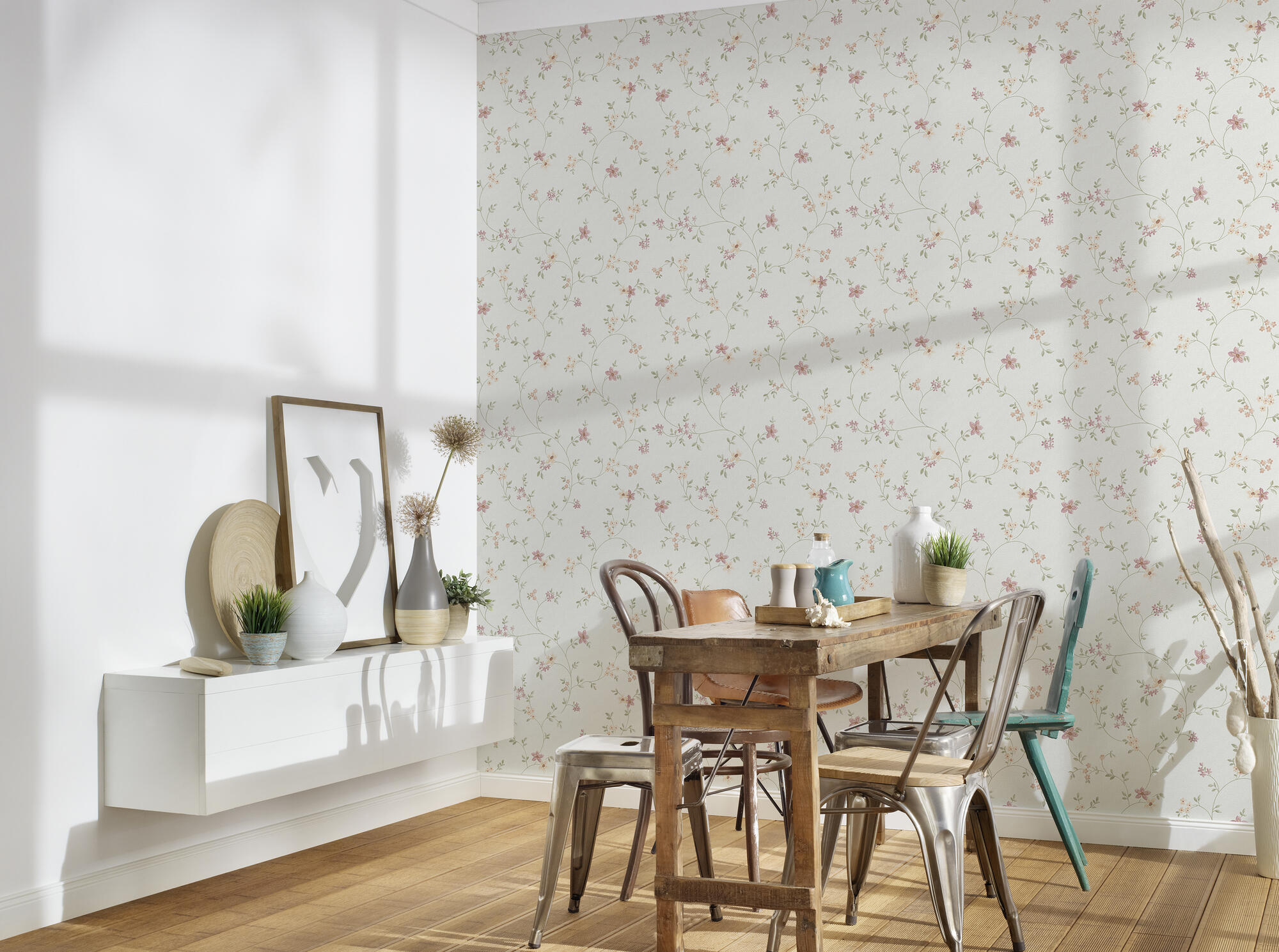 Papel pintado Vinílico Vinílico Branco - 8