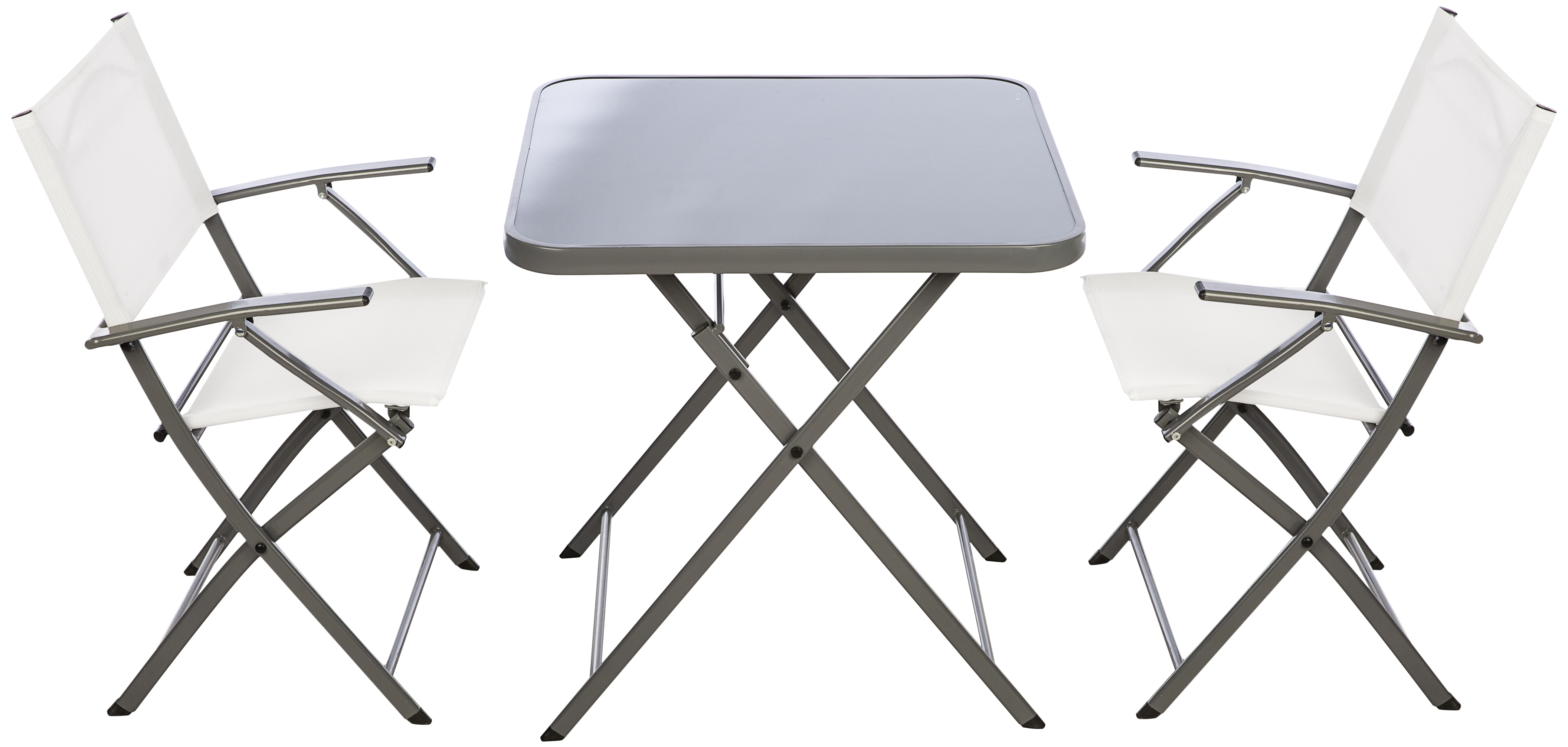 Cadeira de metal NATERIAL EMYS COM BRAÇOS BRANCO - 10
