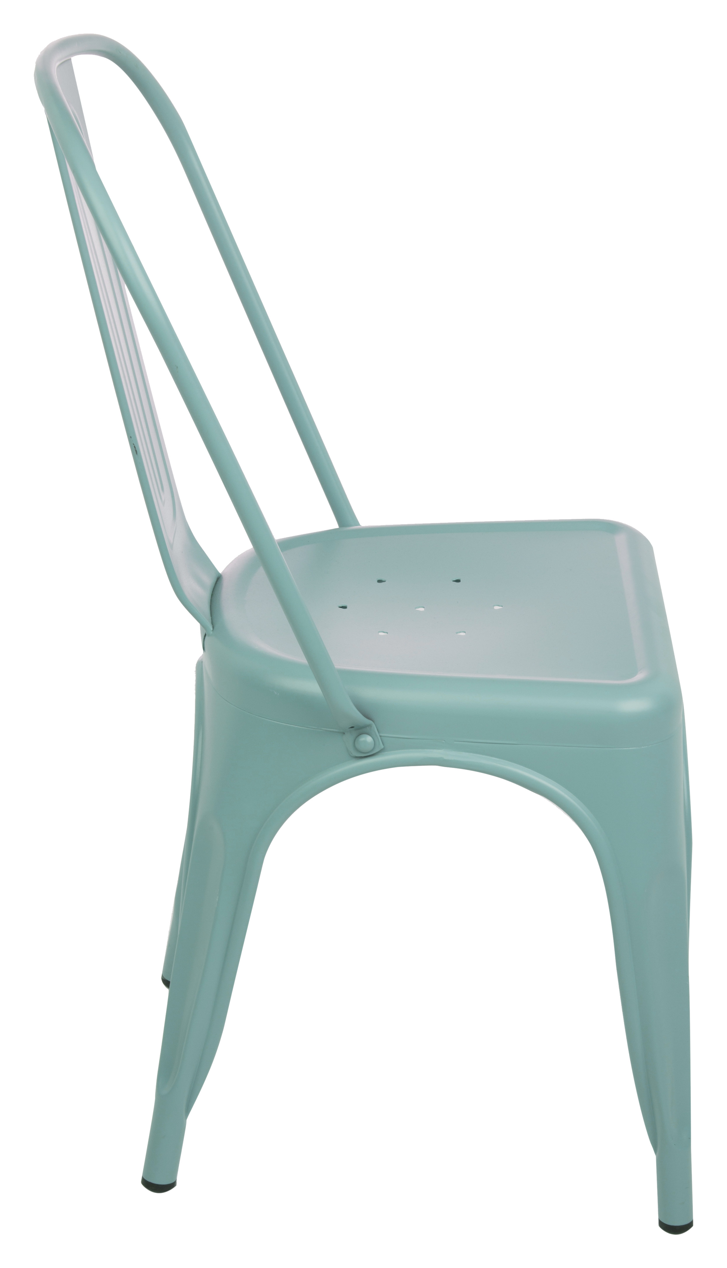 Cadeira de metal SOHO AZUL AQUA - 14