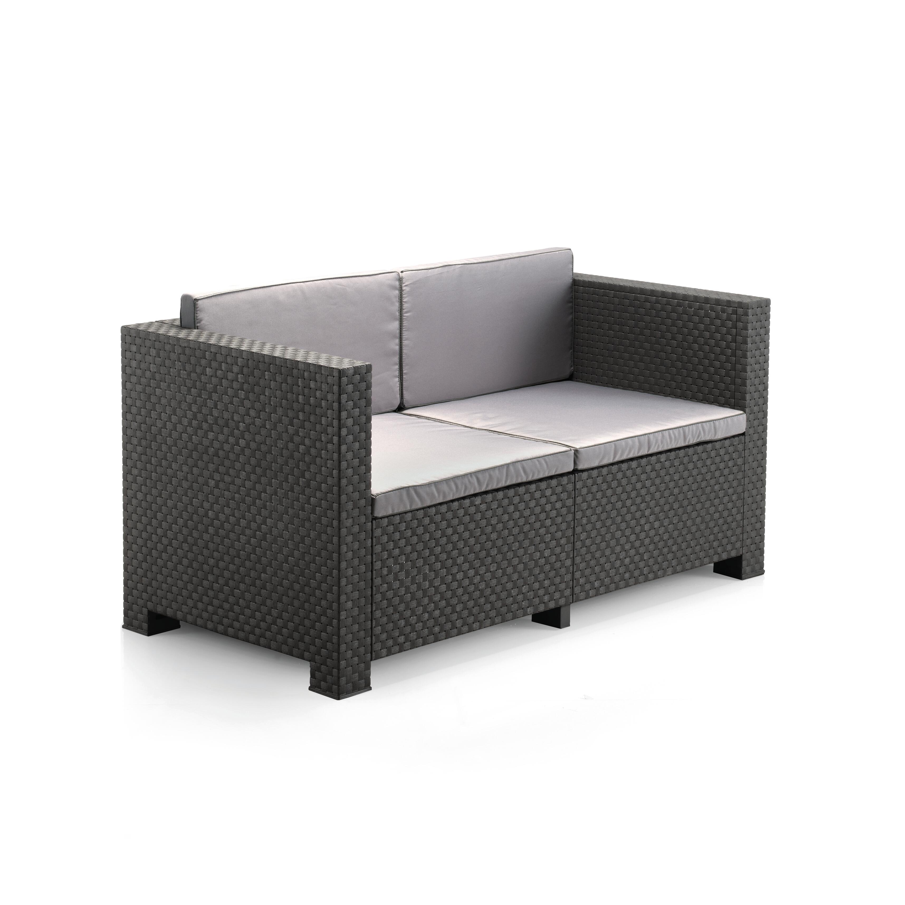 Conjunto de jardín DIVA MEDITERRÁNEO de 4 plazas - 4