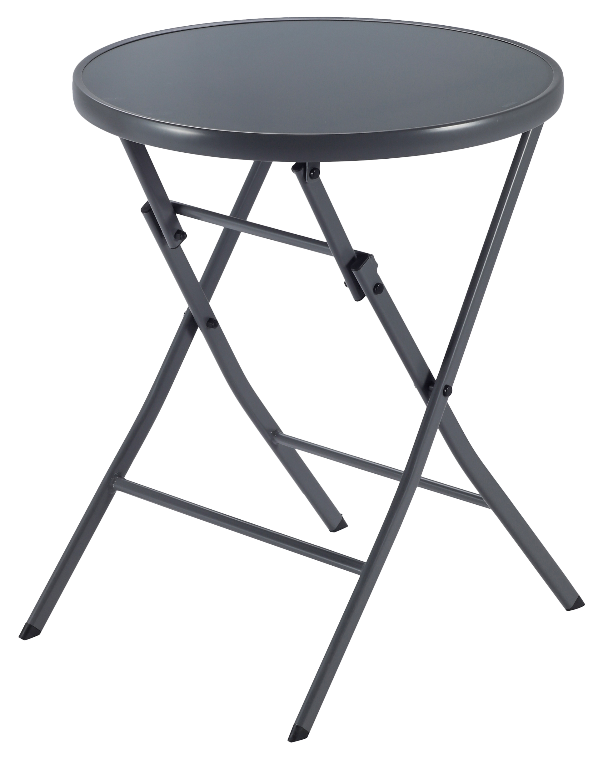 Mesa de metal NATERIAL EMYS D60CM ANTRACITE - 27