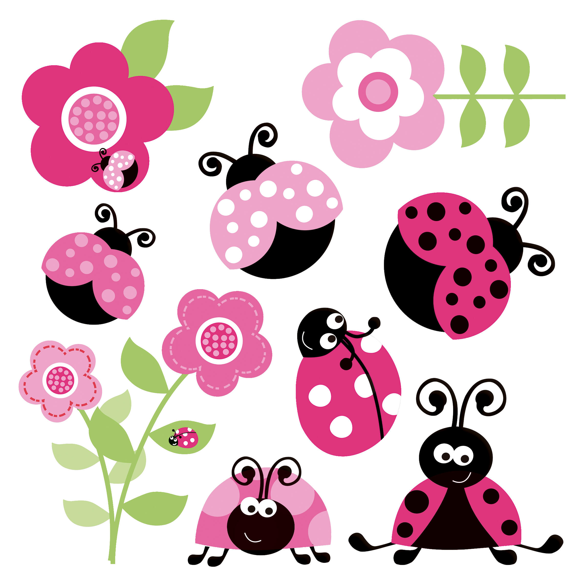 Adesivo decorativo 3 level kids- Ladybugs 31x30 cm multicolore - 3