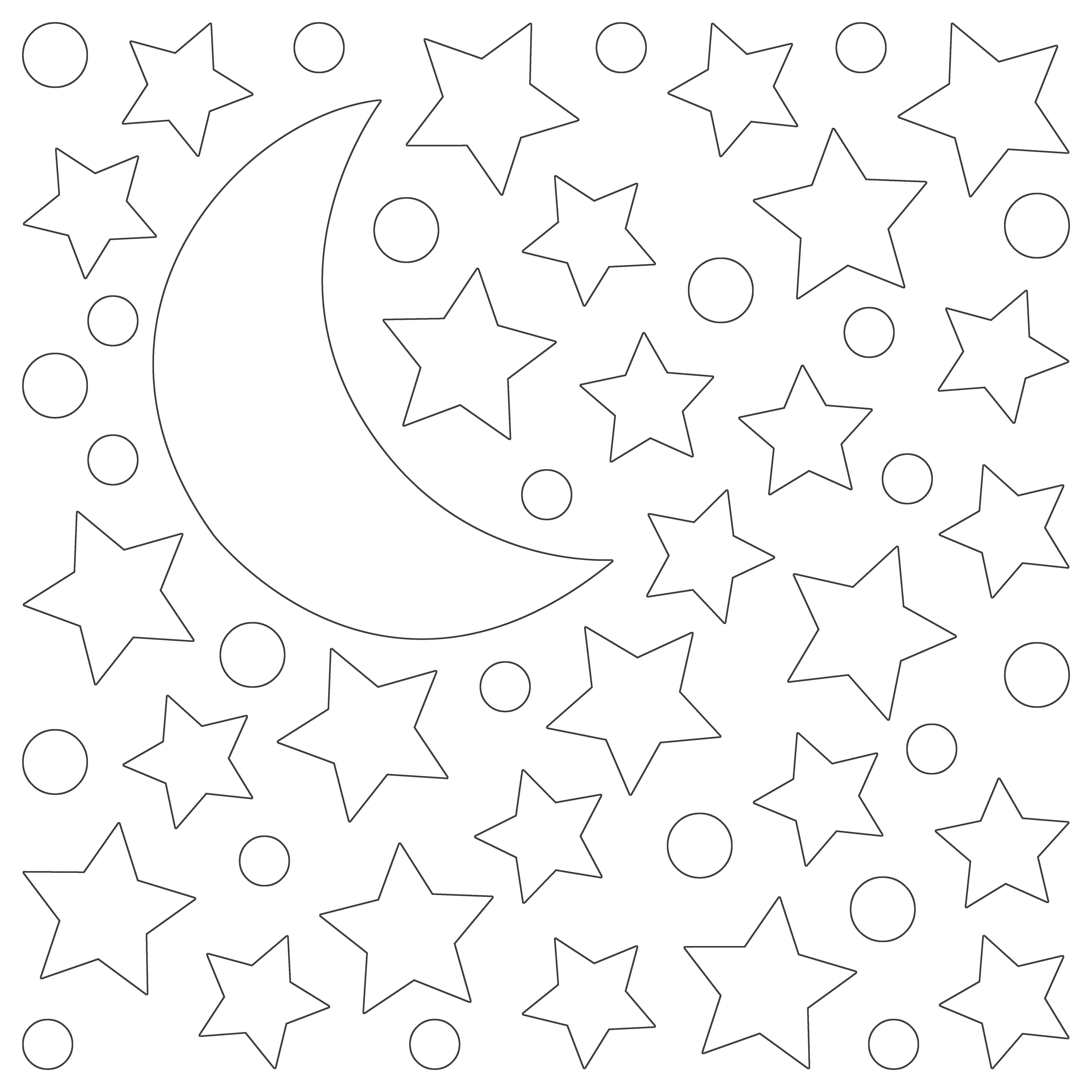 Pegatina blanco Saint Honoré Estrellas de 47x68 cm - 2