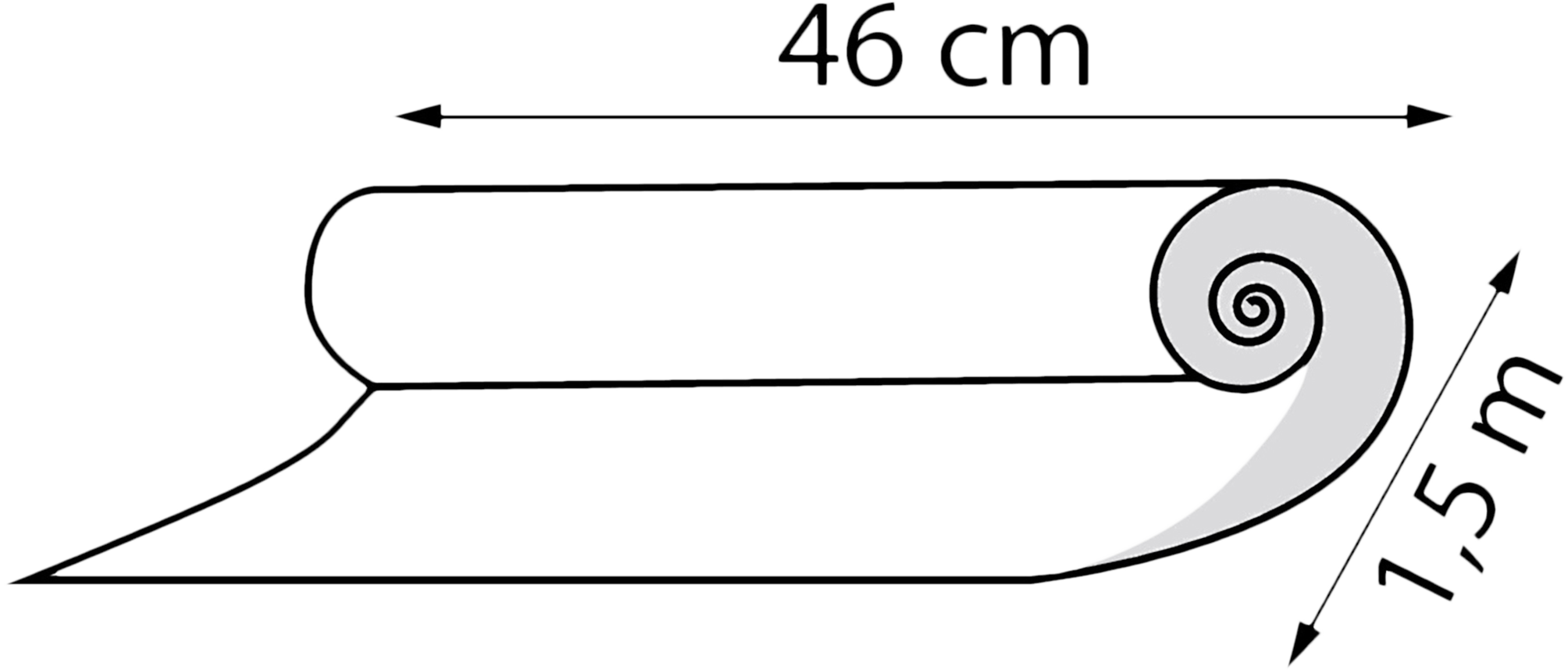 Rolo película para vidro 46cmx1.5m rice - 6