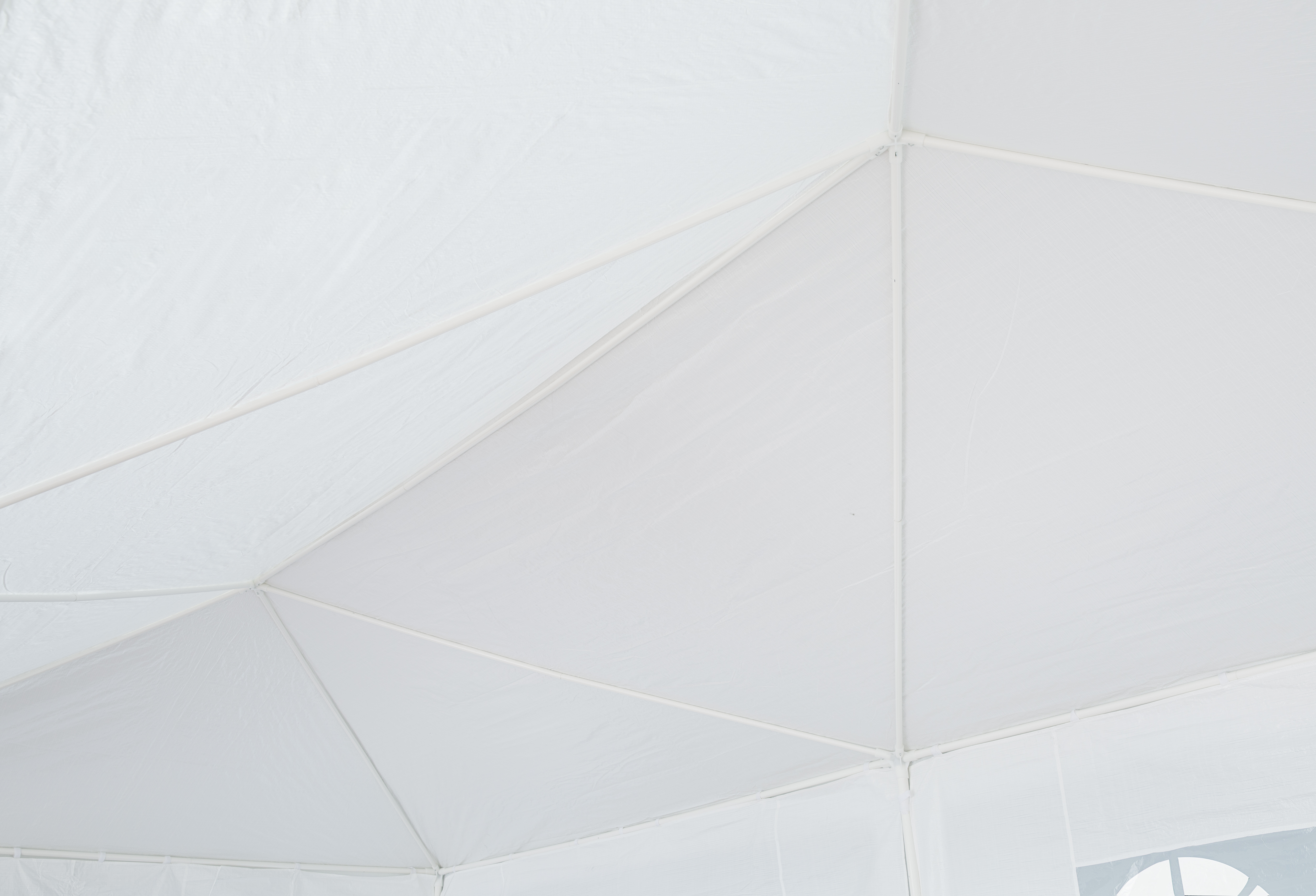 Cenador de acero con cubierta Celebration de 595 x 295 cm blanco - 4