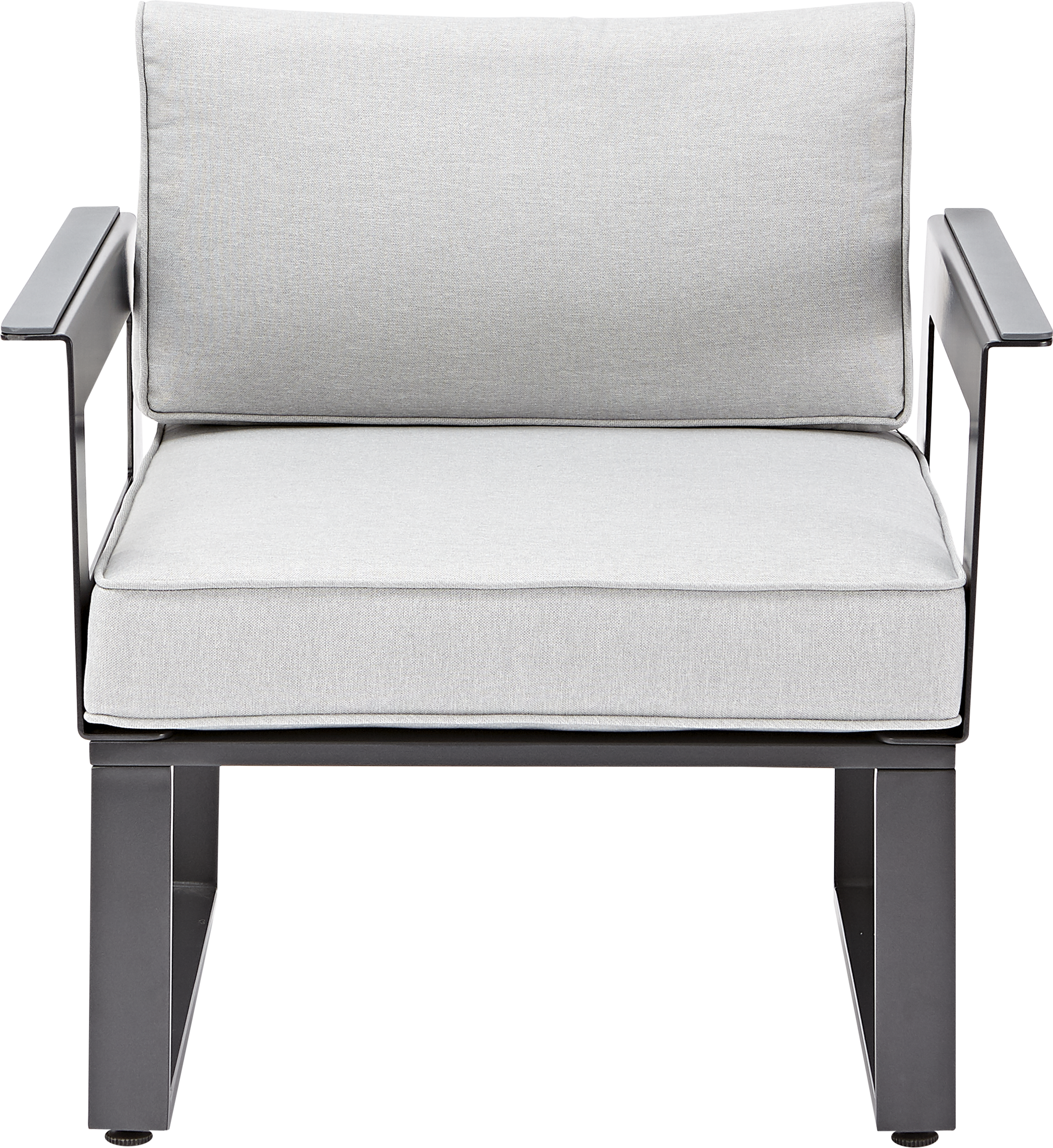 Conjunto jardim relax mesa e cadeira alumínio cinzento Odyssea Naterial - 3