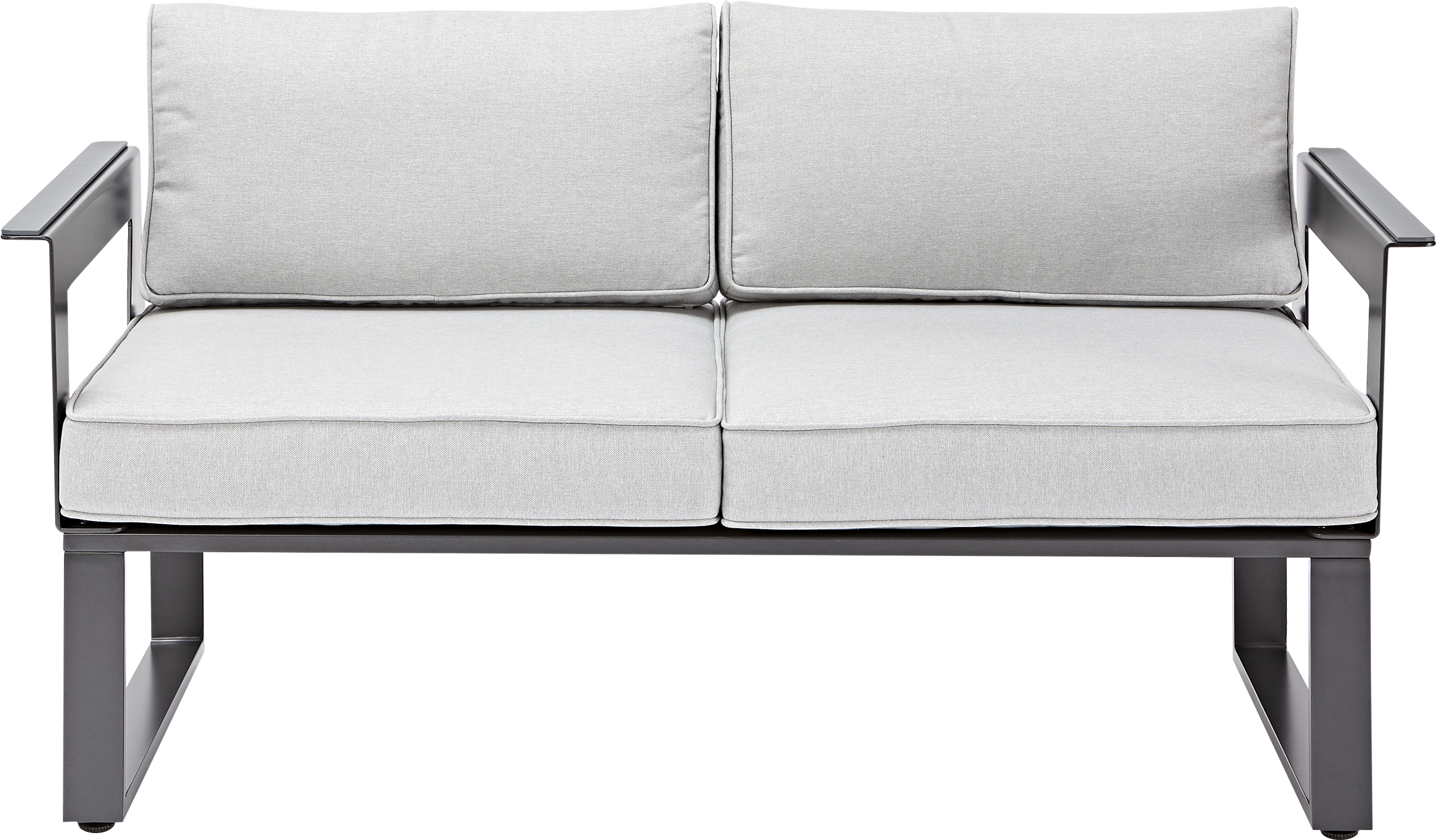 Conjunto jardim relax mesa e cadeira alumínio cinzento Odyssea Naterial - 2